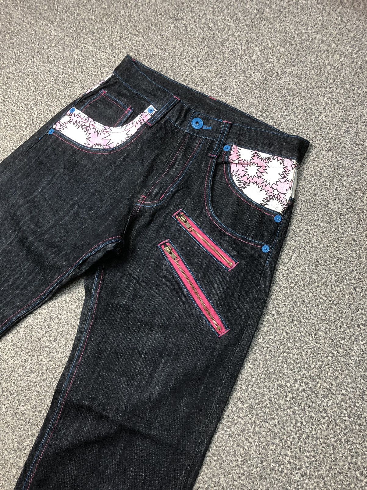 Hysteric Glamour × Japanese Brand × Vintage Japanese Brands Hysteric Glamour Style Double Zipper Jeans Size US 30 / EU 46 - 2 Thumbnail