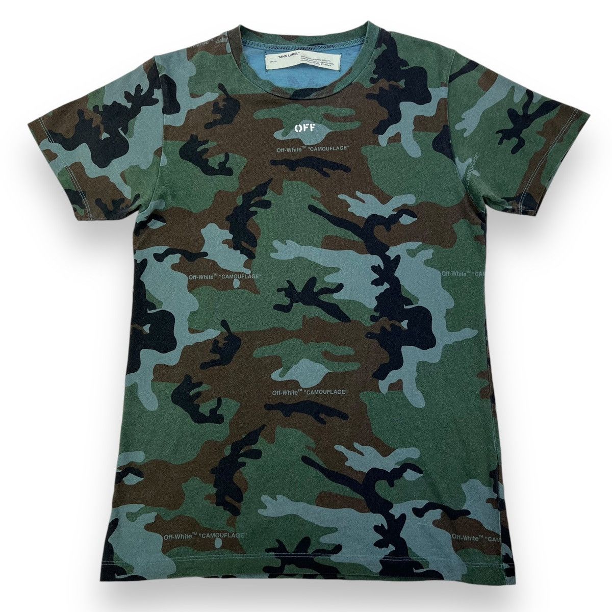 Off-White Off-White Arrows Camo T Shirt Size US S / EU 44-46 / 1 - 2 Thumbnail