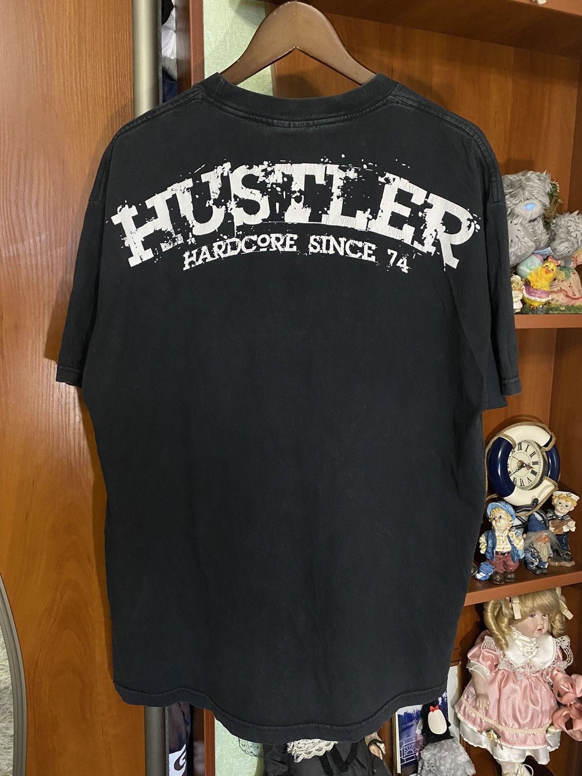 Affliction × Vintage Vintage Hustler Hardcore TV XXX Chanel Sex Grunge T-Shirt Size US XL / EU 56 / 4 - 2 Thumbnail