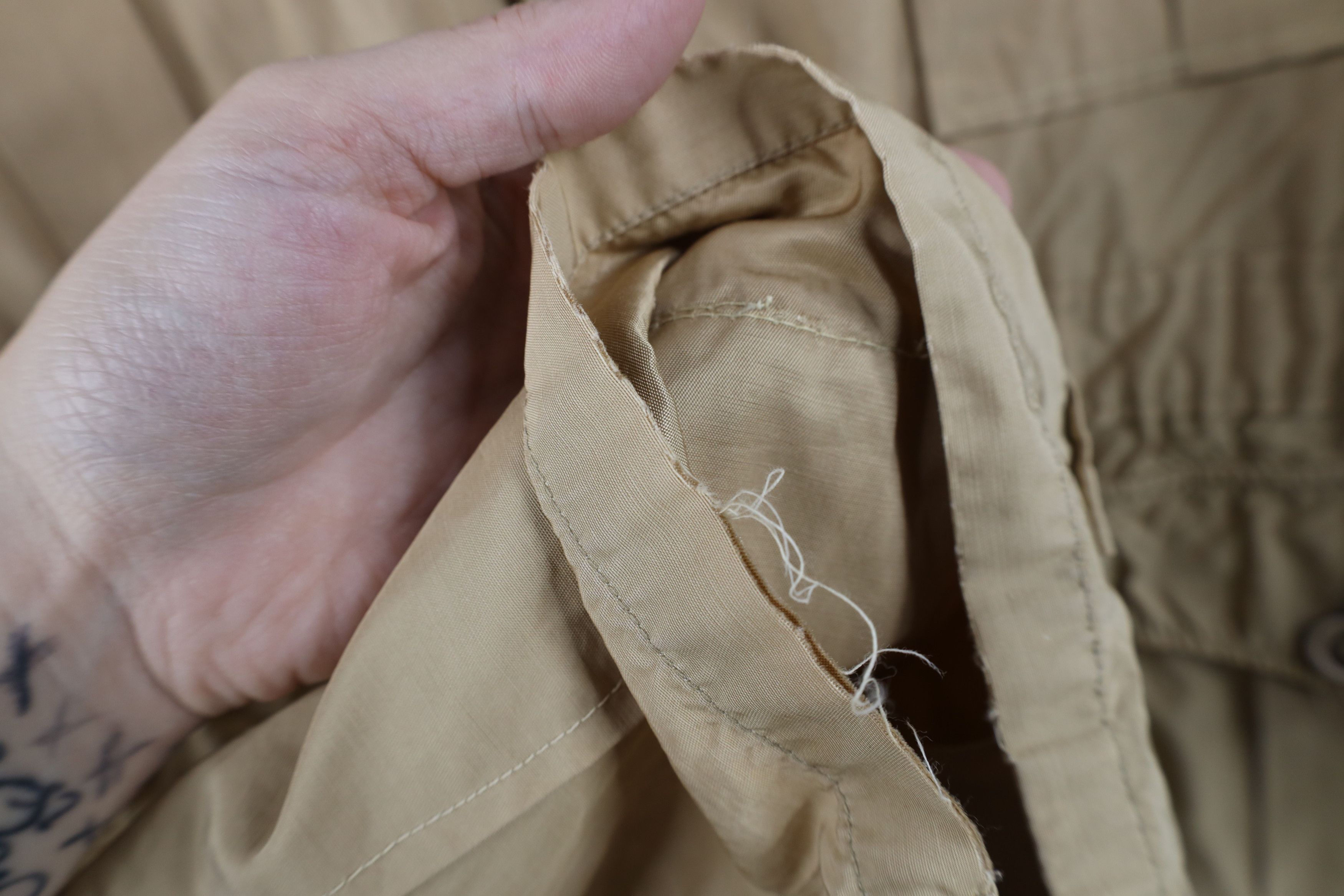 Vintage Vintage 70s Streetwear Rayon Gabardine Safari Bush Jacket Size US L / EU 52-54 / 3 - 7 Thumbnail