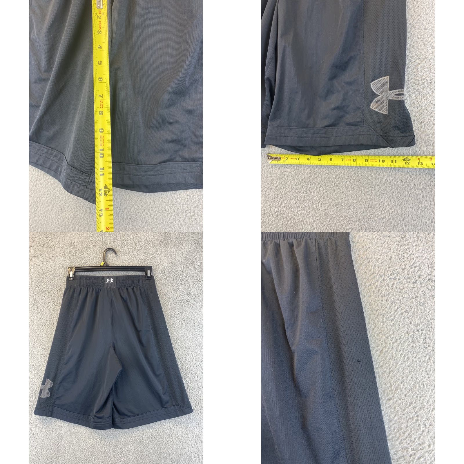 Under Armour Under Armour Men Loose Fit Dark Gray Shorts Size M Workout Basketball /62-5 Size US 31 - 8 Thumbnail