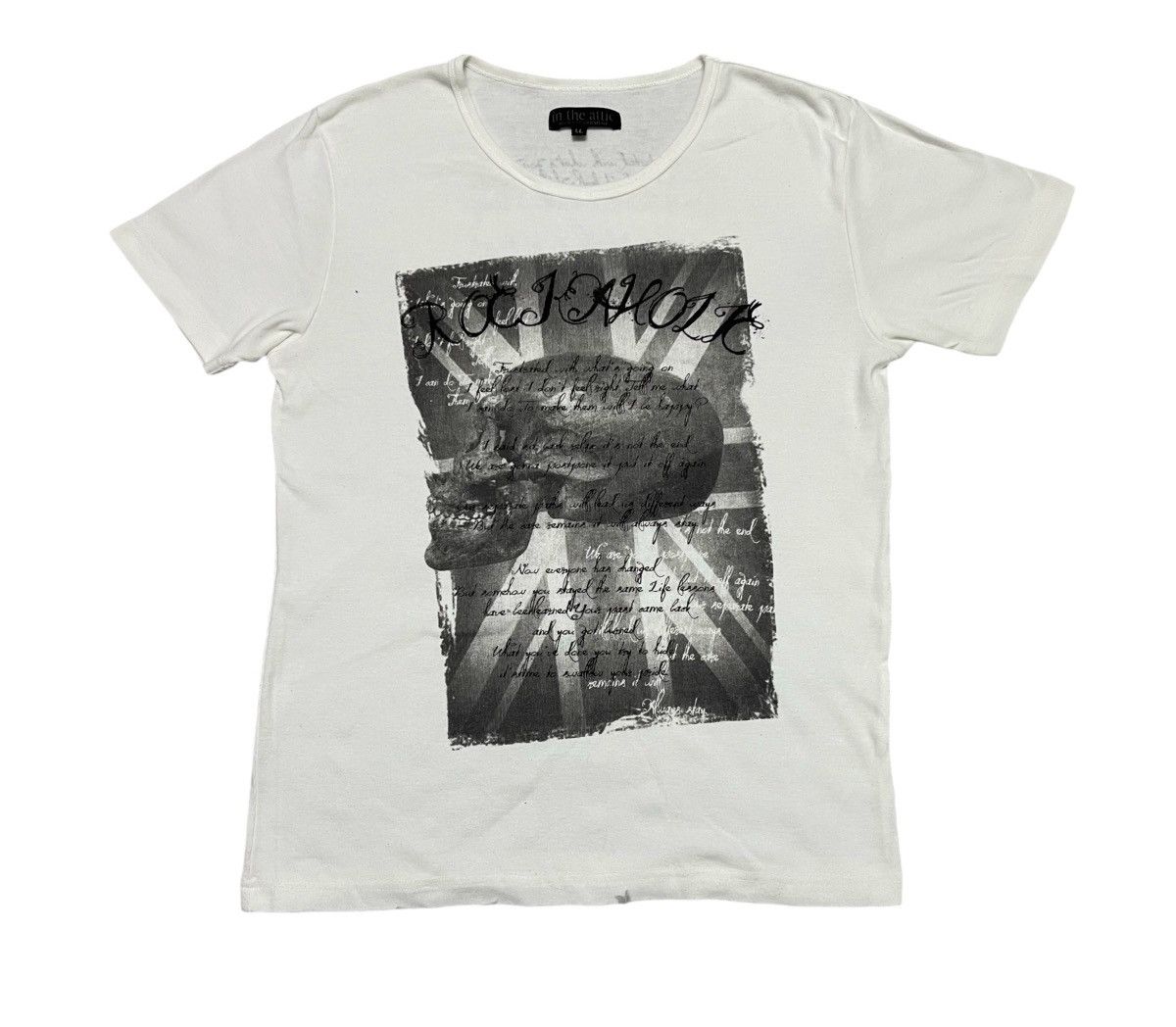 In The Attic × Japanese Brand 2000s IN THE ATTICS ROCKAHOLIC GOTHIC TSHIRT Size US L / EU 52-54 / 3 - 2 Thumbnail