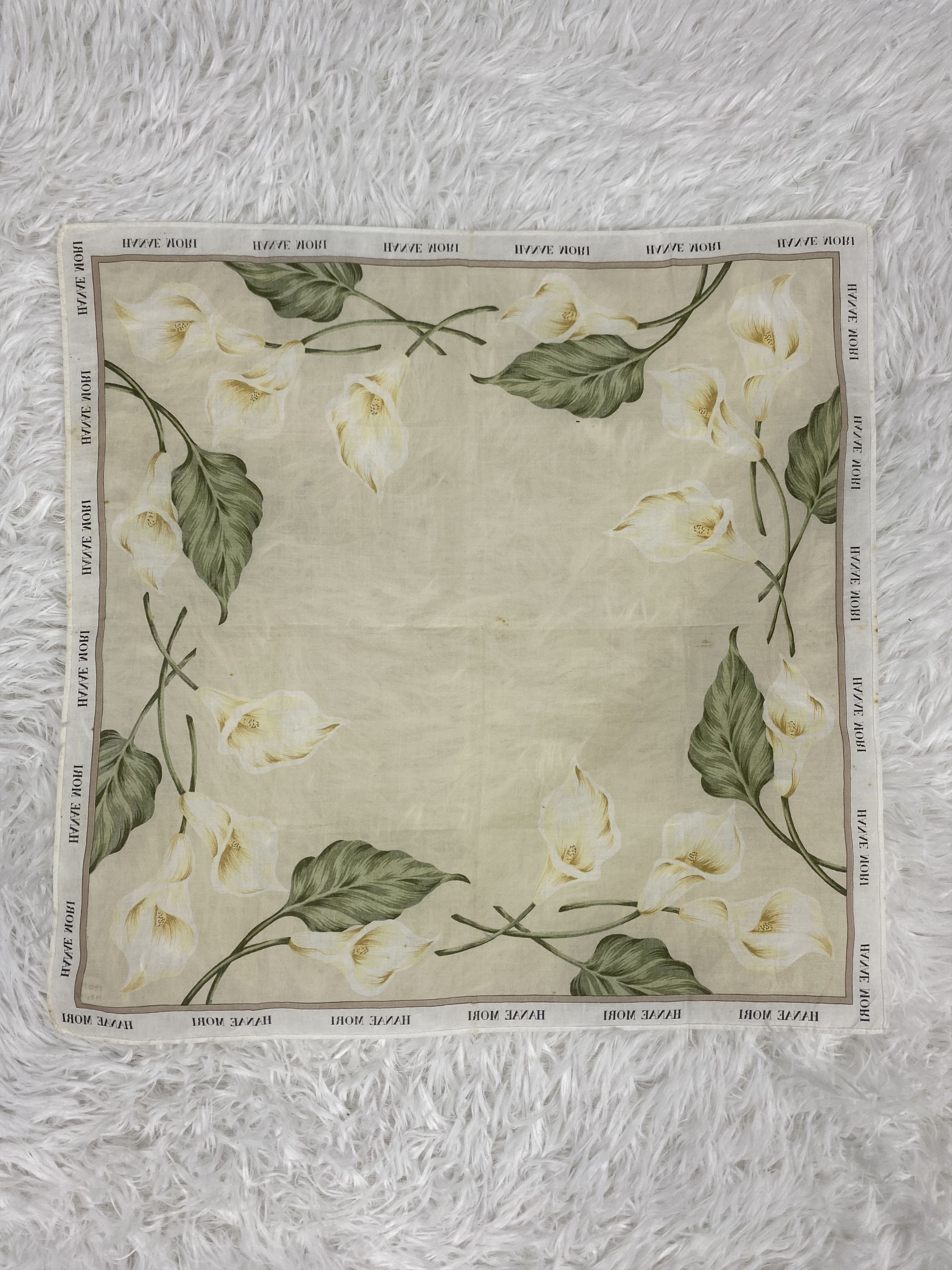 Hanae Mori × Vintage Vintage Hanae Mori Handkerchief Neckerchief PH0187 Size ONE SIZE - 4 Thumbnail
