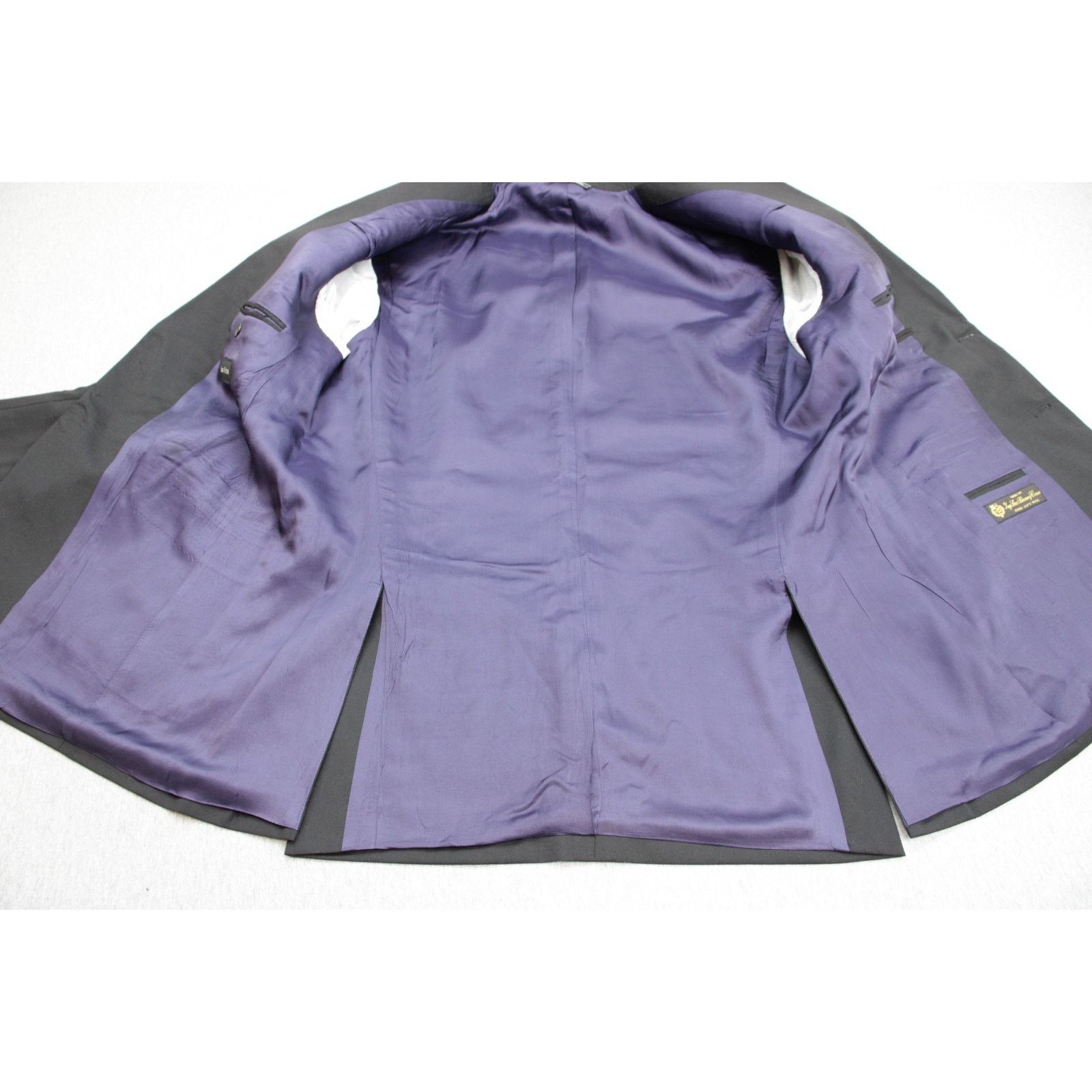 Jack Victor Jack Victor Blazer Mens 42R Black Loro Pina 100% wool Size 42R - 4 Thumbnail