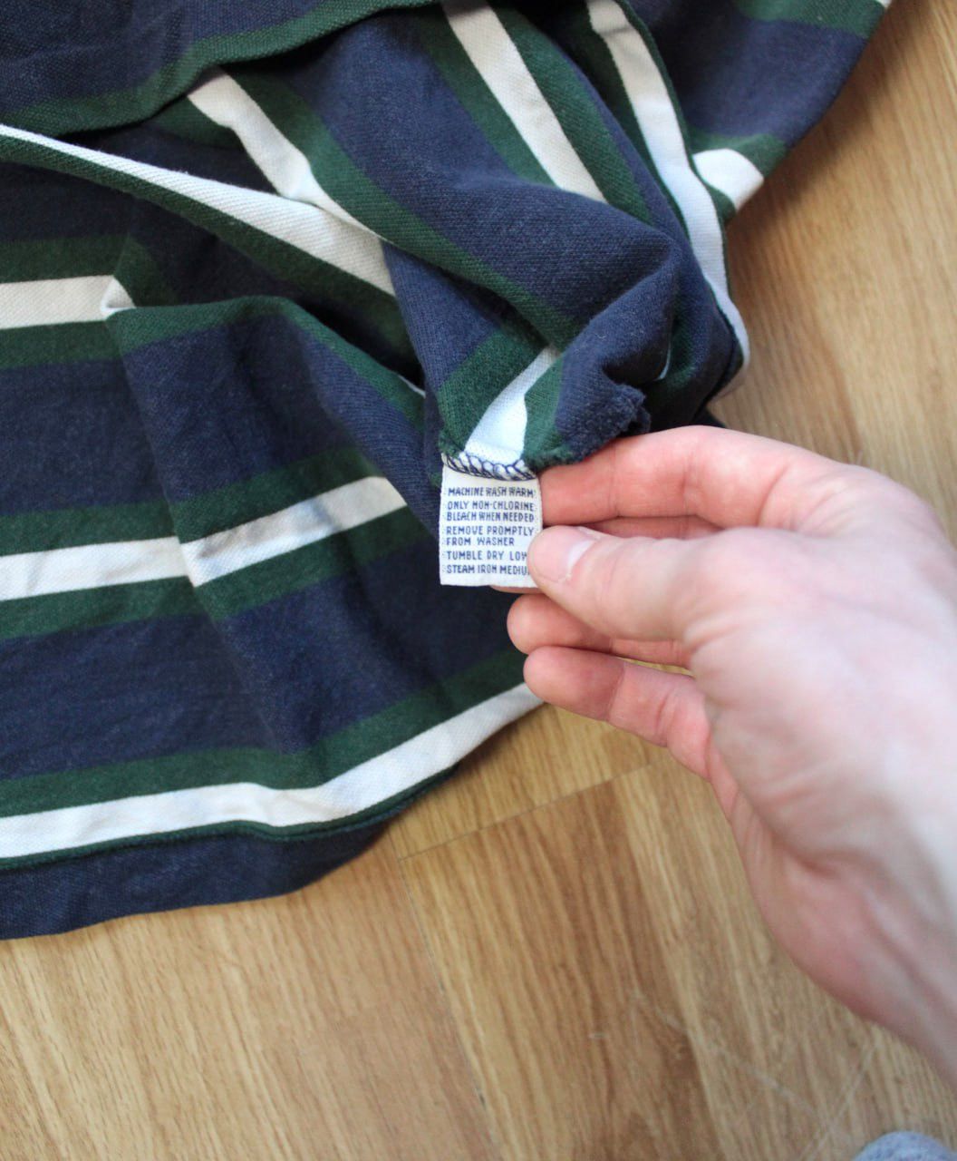 Polo Ralph Lauren 🔥 Ralph Lauren Faded Y2K Chief Keef Washed Polo Striped Size US XXL / EU 58 / 5 - 4 Thumbnail