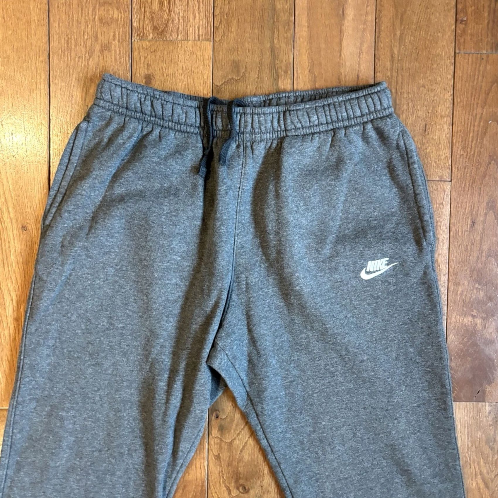 Nike Mens Nike Sportswear Club Fleece Joggers Sweatpants Gray BV2671-071 sz L Size US 33 - 2 Thumbnail