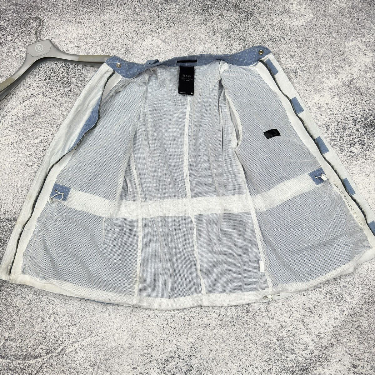Designer × G-Star G-Star RAW Mens Blue Cotton Light Jacket M size Size US M / EU 48-50 / 2 - 10 Thumbnail