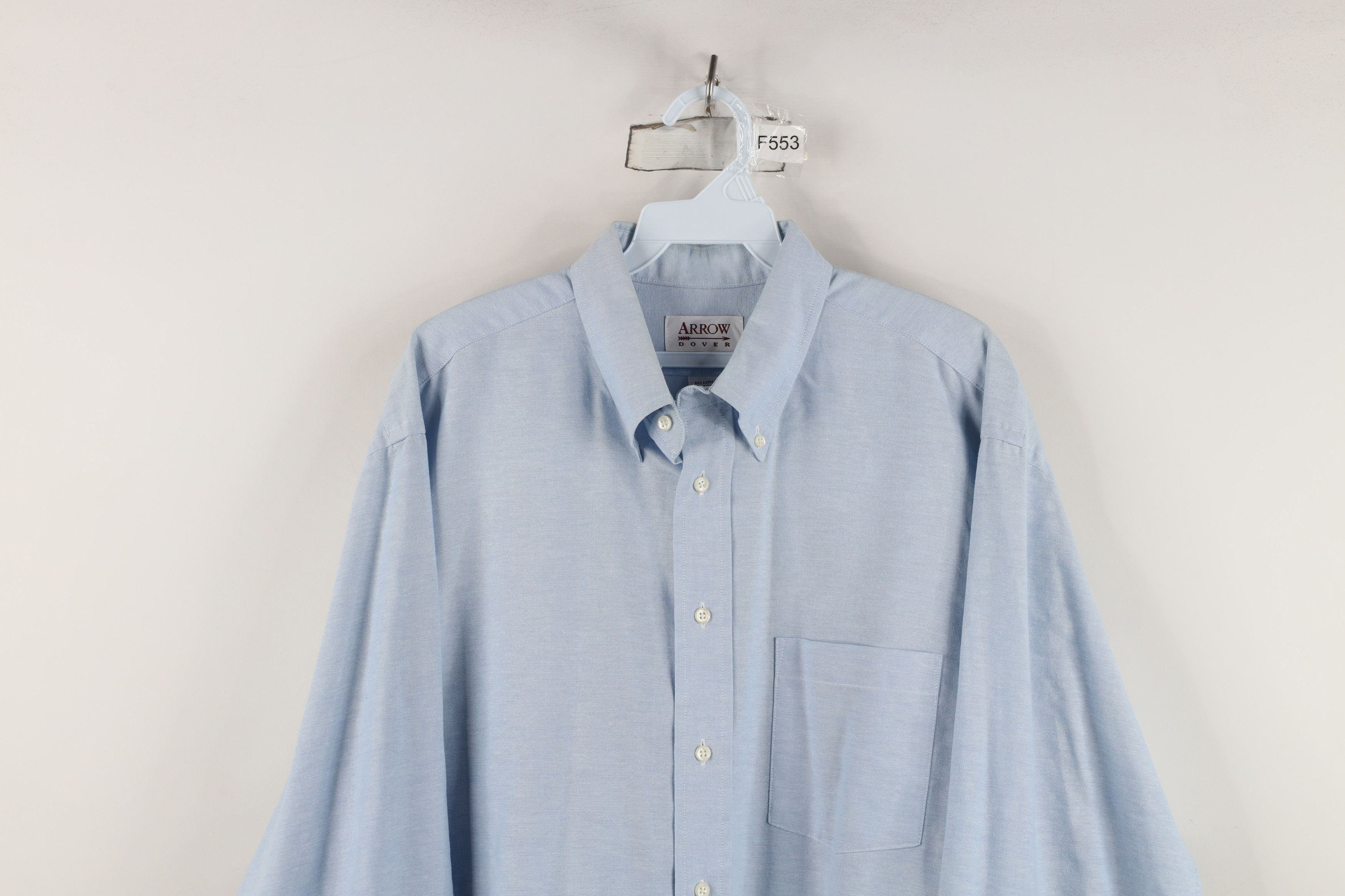 Vintage Vintage 90s Streetwear Oxford Collared Button Down Shirt USA Size US M / EU 48-50 / 2 - 2 Thumbnail