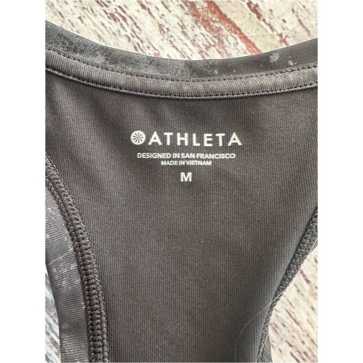 Athleta Athleta Womens Shanti Misty Lace Print RacerbackTank Top Size M / US 6-8 / IT 42-44 - 4 Thumbnail