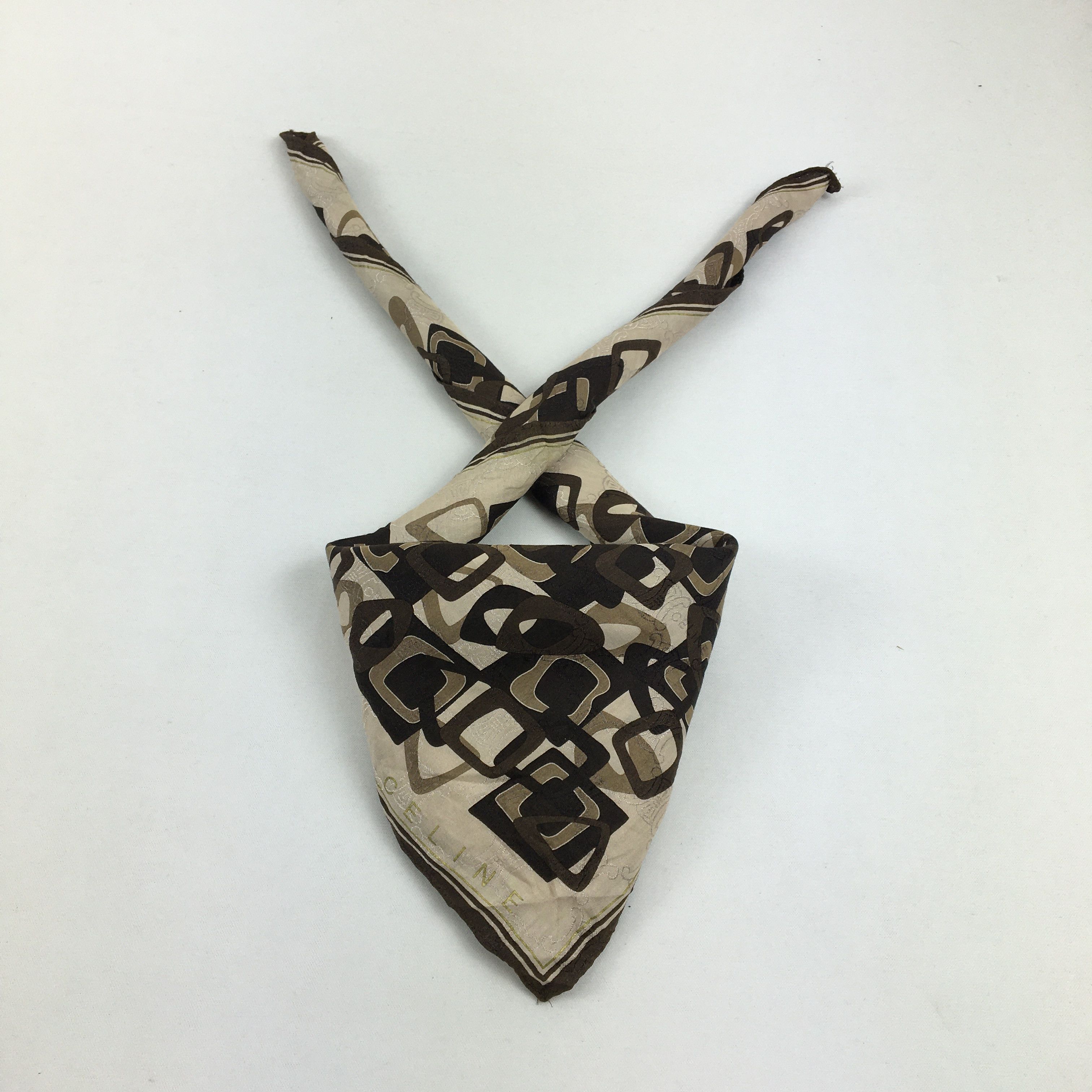 Celine Vintage Celine Handkerchief Monogram Neckerchief Bandana Size ONE SIZE - 1 Thumbnail