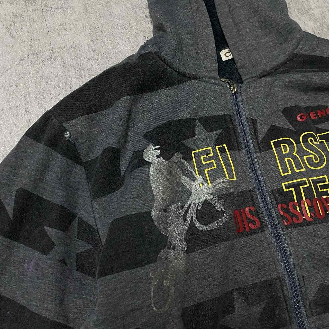 Other Grey and black First Team zip up hoodie #skater Size US S / EU 44-46 / 1 - 2 Thumbnail