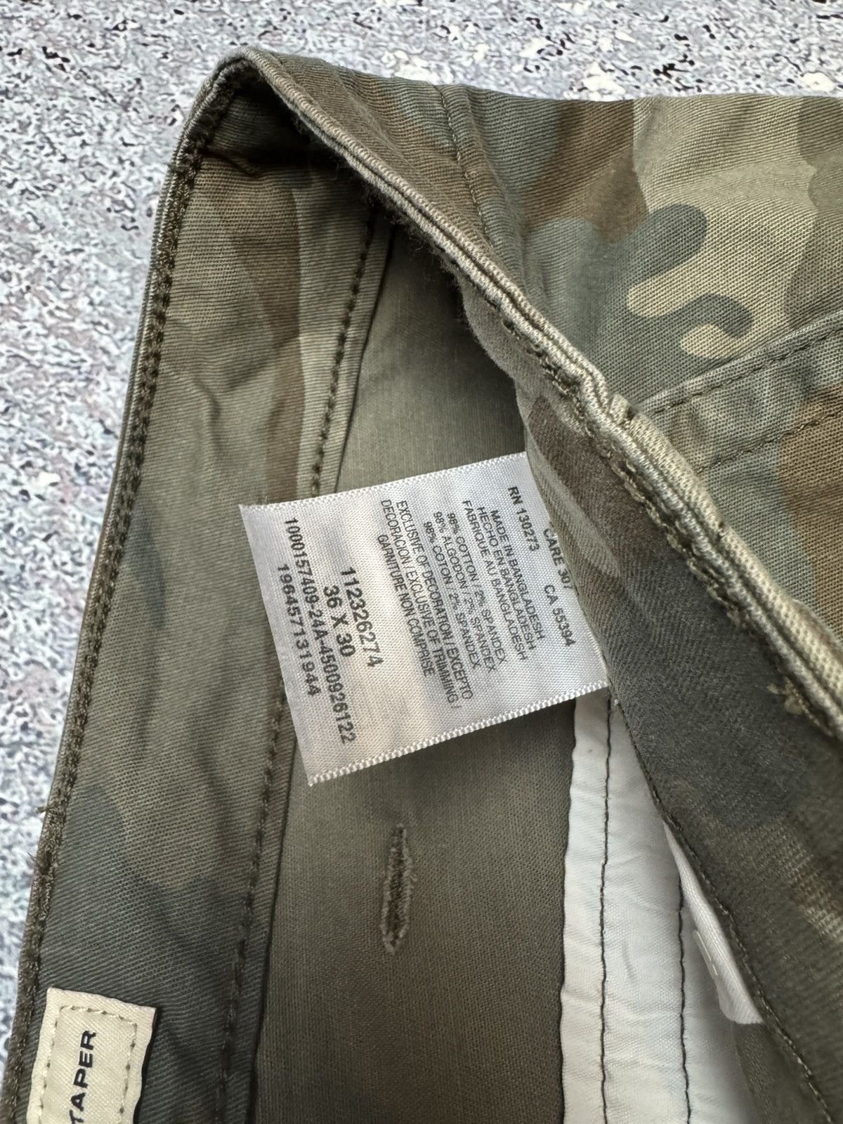 Wrangler CRAZY WRANGLER MULTIPOCKET TACTICAL CAMO PANTS Size US 36 / EU 52 - 6 Thumbnail
