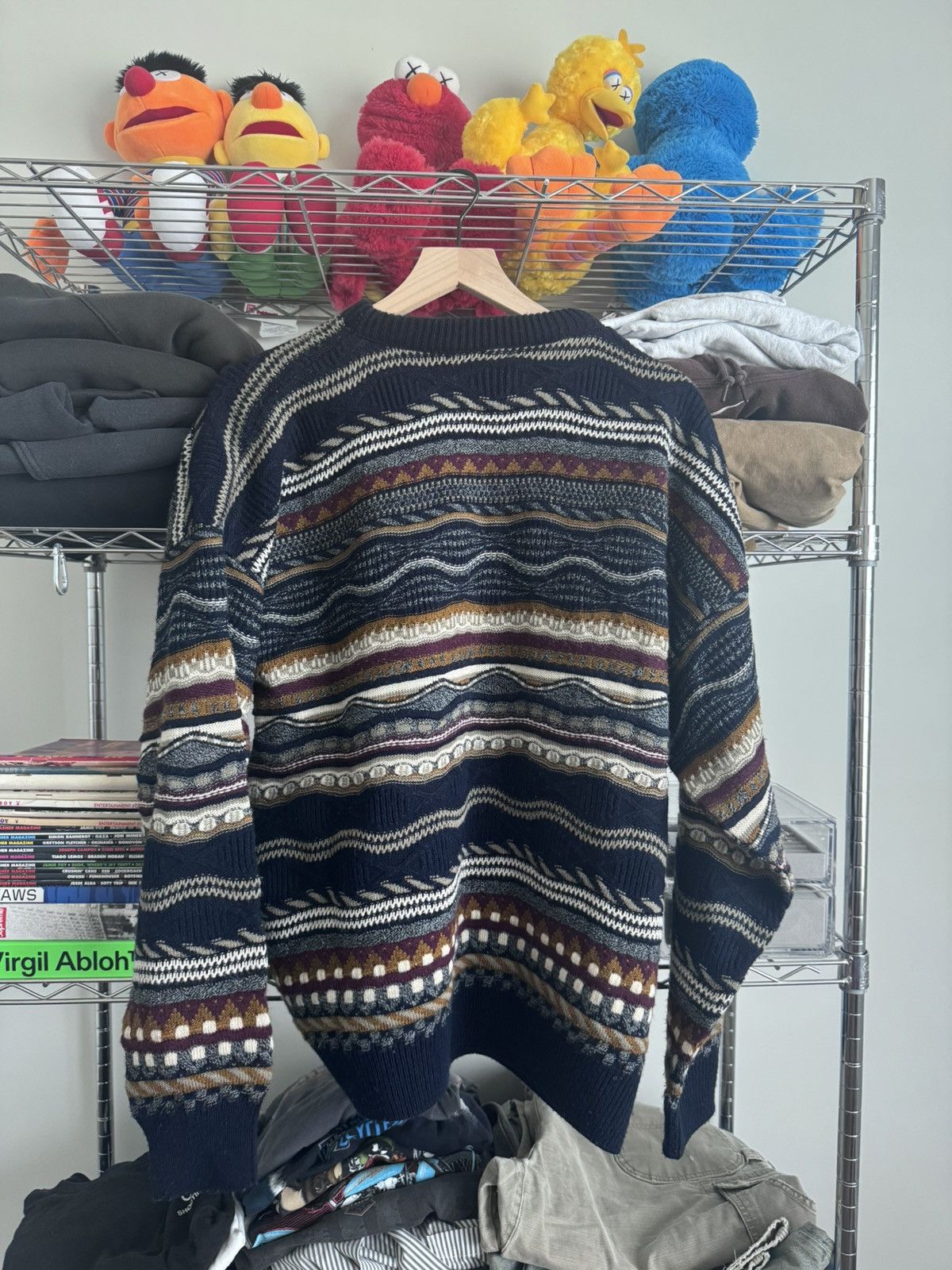 Vintage Knit sweater Size US XL / EU 56 / 4 - 2 Thumbnail