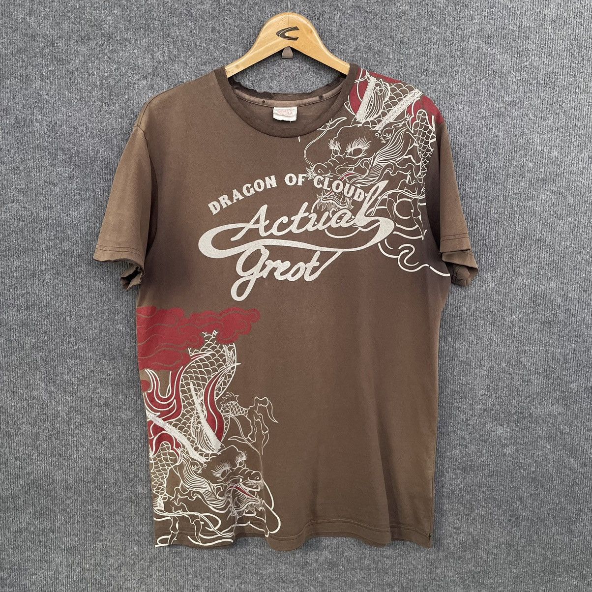 Affliction × If Six Was Nine × Japanese Brand Space Opera Sukajan Karakuri Ed Hardy Affliction Sunfaded T Size US L / EU 52-54 / 3 - 5 Thumbnail