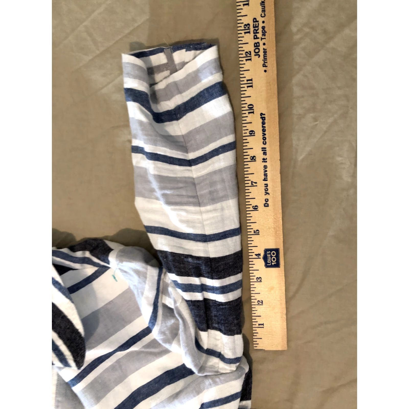 Banana Republic VINTAGE Banana Republic Linen Jacket Women S Small White Blue Shirt Jacket Womens S Blue Linen Banana Republic Jacket Women S Small White Blue Size S / US 4 / IT 40 - 7 Thumbnail