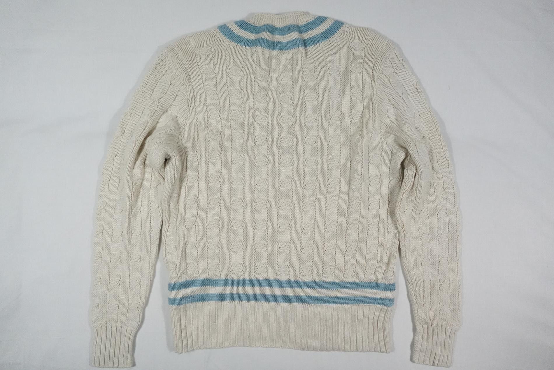 Polo Ralph Lauren Polo Ralph Lauren Sweater Cricket Cable Silk Linen XXL Size US XXL / EU 58 / 5 - 2 Thumbnail