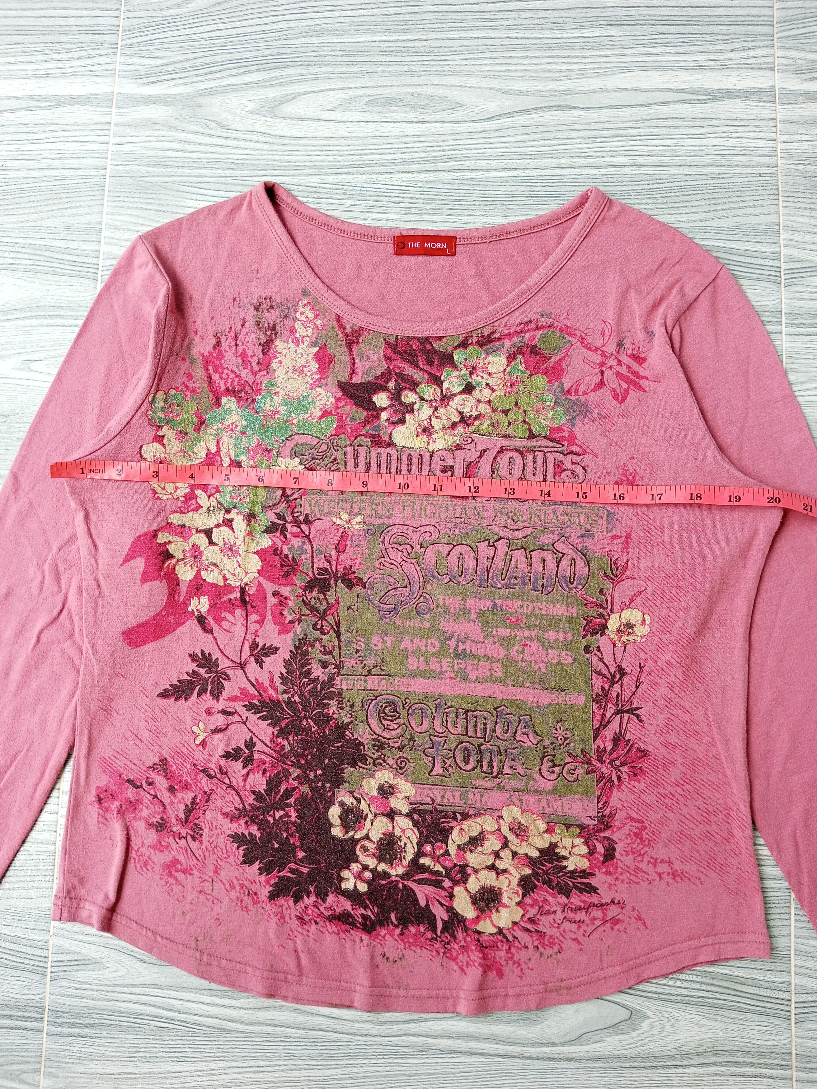 If Six Was Nine × Japanese Brand × Le Grande Bleu (L.G.B.) "No Wash Tag" Gothic Poem Long Sleeve Japanese T Shirt Size US L / EU 52-54 / 3 - 7 Thumbnail
