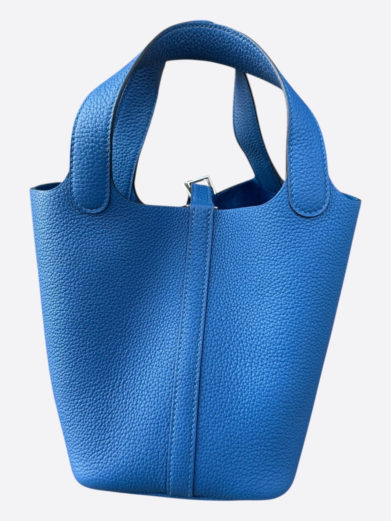 Hermes Hermes Bleu France Clemence Picotin 18 Size ONE SIZE - 3 Thumbnail