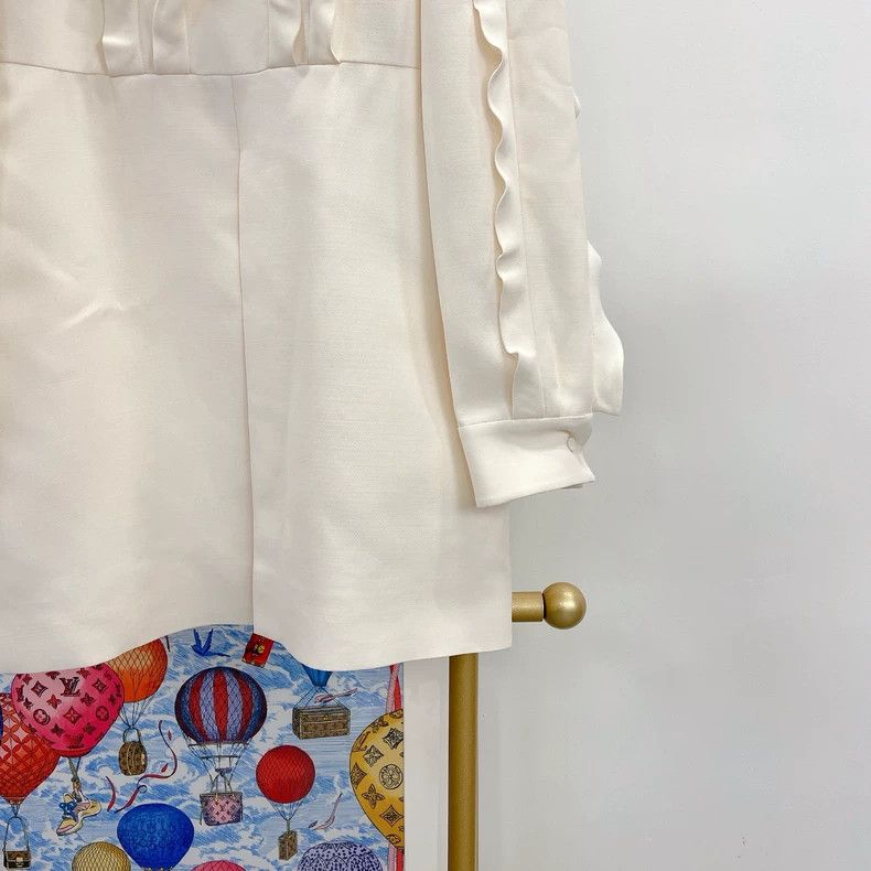 Valentino Valentino Ruffled long-sleeved dress Size XS / US 0-2 / IT 36-38 - 4 Thumbnail