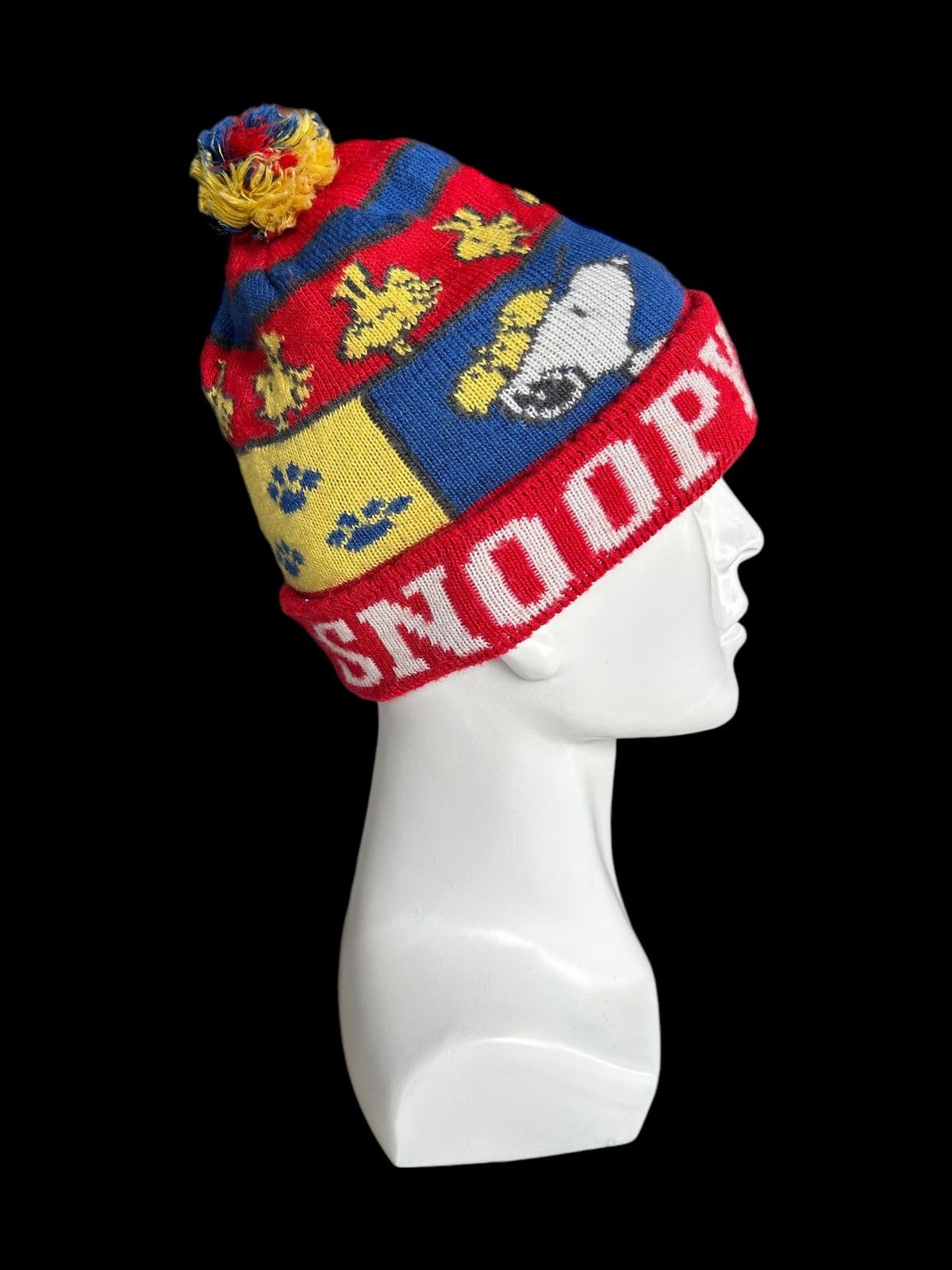 Japanese Brand × Kapital × Vintage Vintage Snoopy Rare Design Beanie Hats ☠️ Size ONE SIZE - 1 Thumbnail