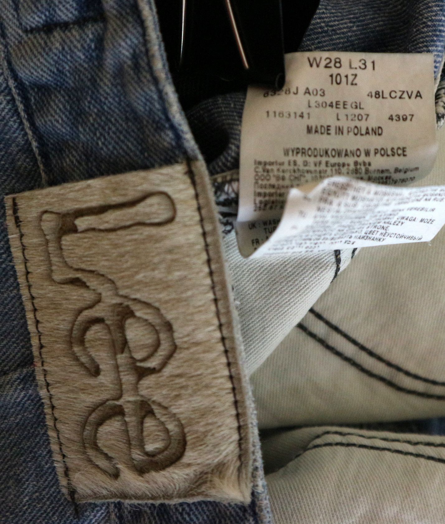 Lee Lee 101Z Selvedge Denim Jeans – Women’s W28 L31 Size 28" / US 6 / IT 42 - 8 Thumbnail