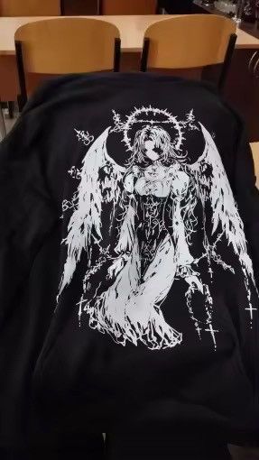 Japanese Brand Grunge Sexy Angel Graphic Hoodies Size US XXL / EU 58 / 5 - 3 Thumbnail