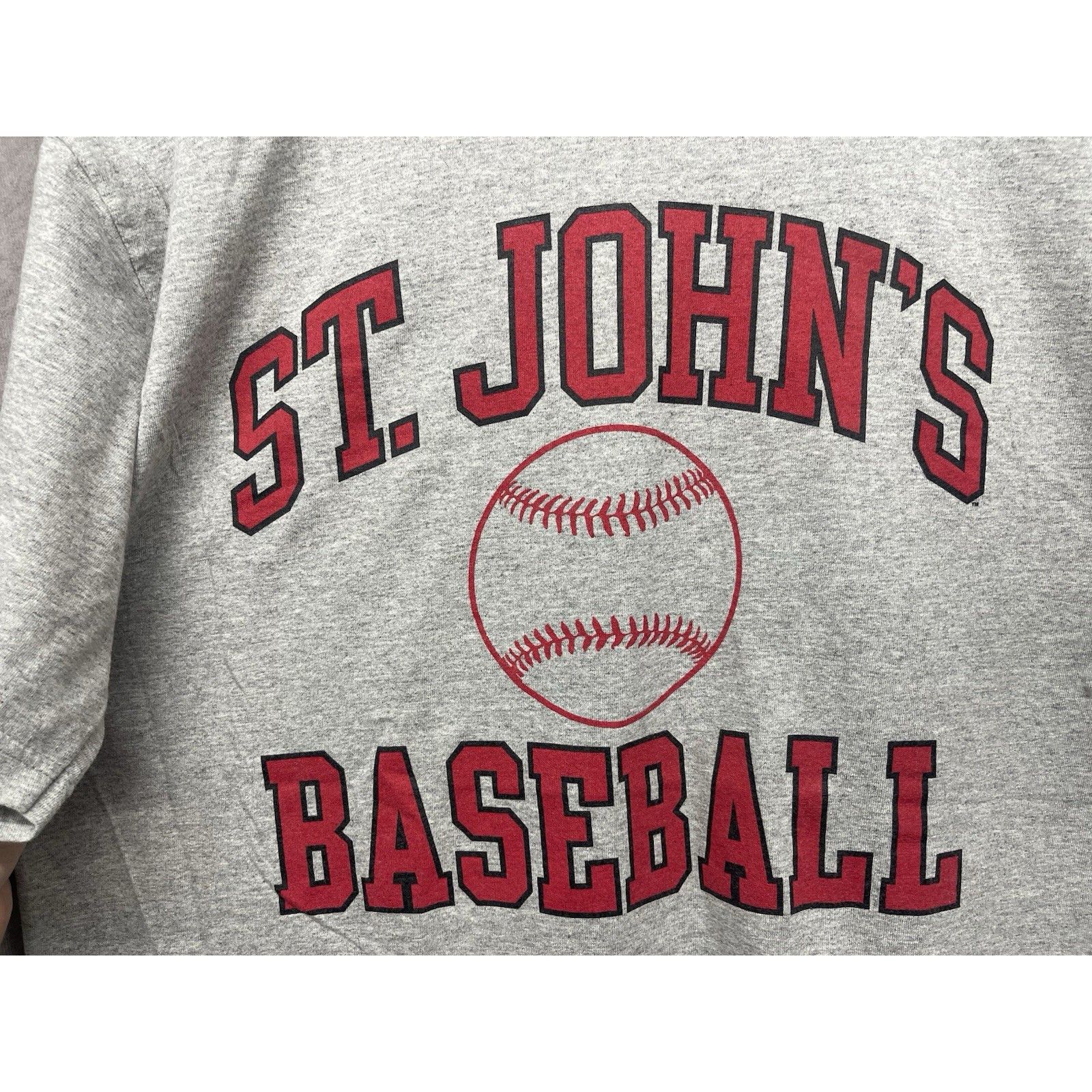 Champion Vintage Champion St. John's Red Storm Baseball T-Shirt - Siz Size US XL / EU 56 / 4 - 4 Thumbnail