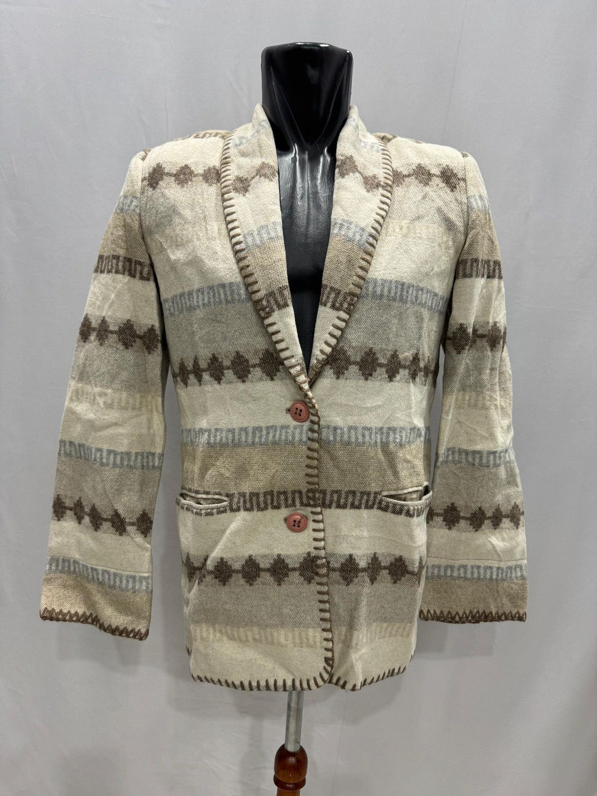 Aztech Mountain × Tribal Streetwear Vintage Dalmys Aztec Blazer Jacket Size US M / EU 48-50 / 2 - 1 Thumbnail