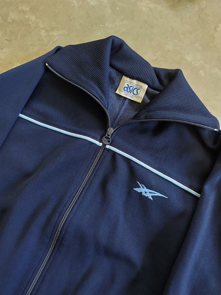 Asics 80s Asics Japanese Track Jacket Size US L / EU 52-54 / 3 - 7 Thumbnail