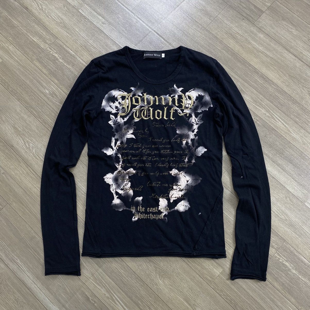 14th Addiction 2000s Johnny Wolf Gothic Skulls Punk Lgb Style Longsleeve Size S / US 4 / IT 40 - 1 Thumbnail