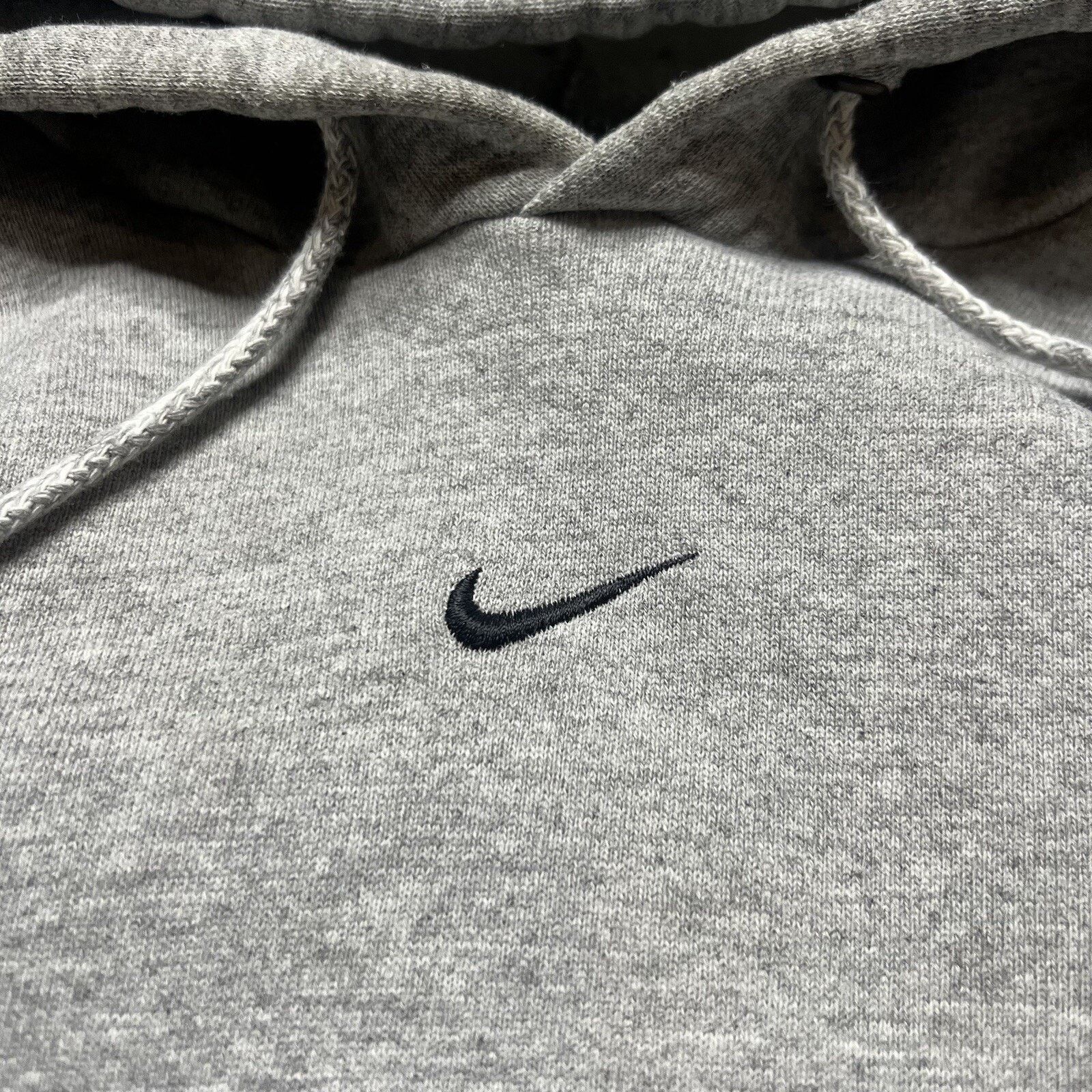 Nike Vintage 90’s Nike Gray Hoodie Pullover Center Swoosh Mens XL Size US XL / EU 56 / 4 - 3 Thumbnail