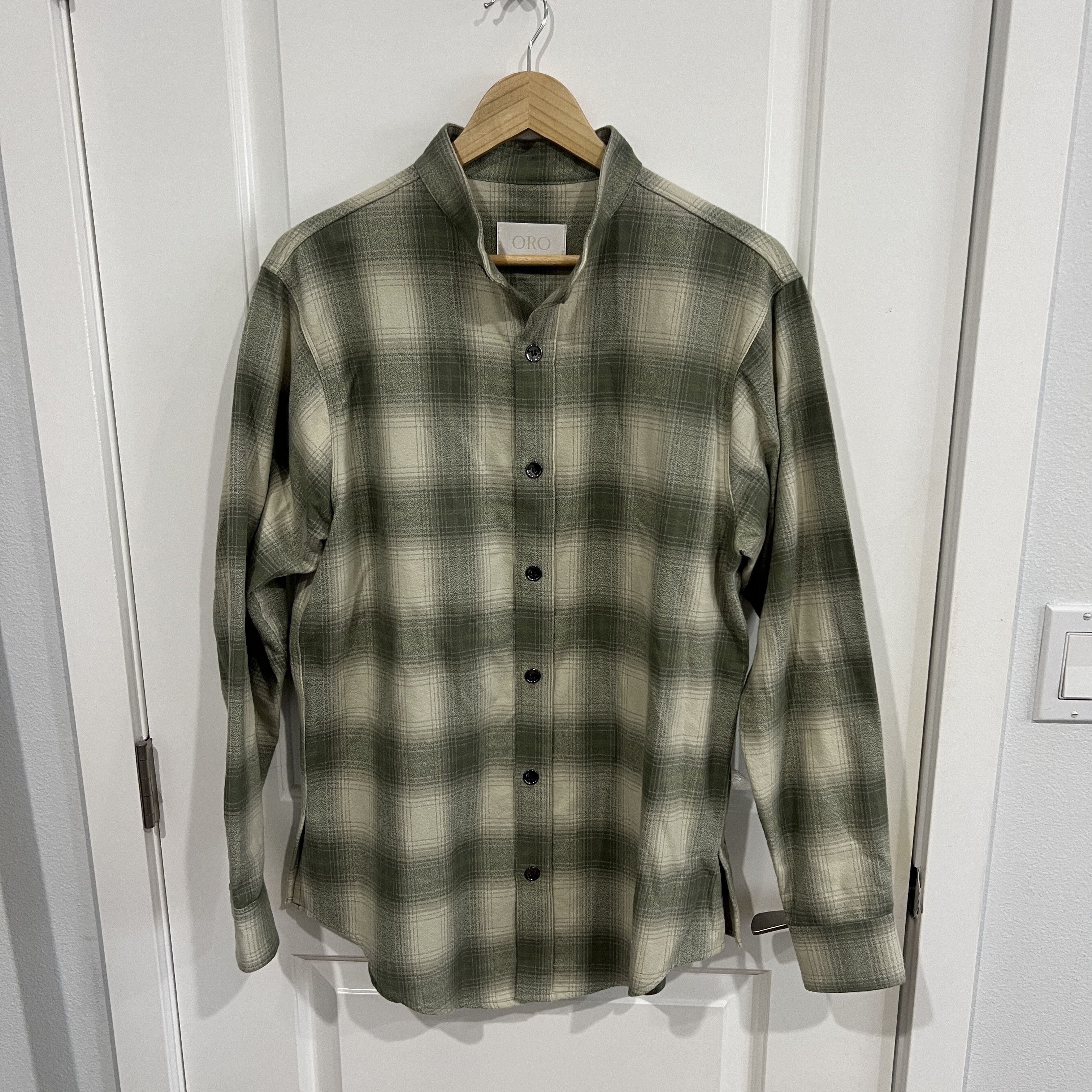 Oro Los Angeles Kitza Plaid Button Up Size US M / EU 48-50 / 2 - 2 Thumbnail