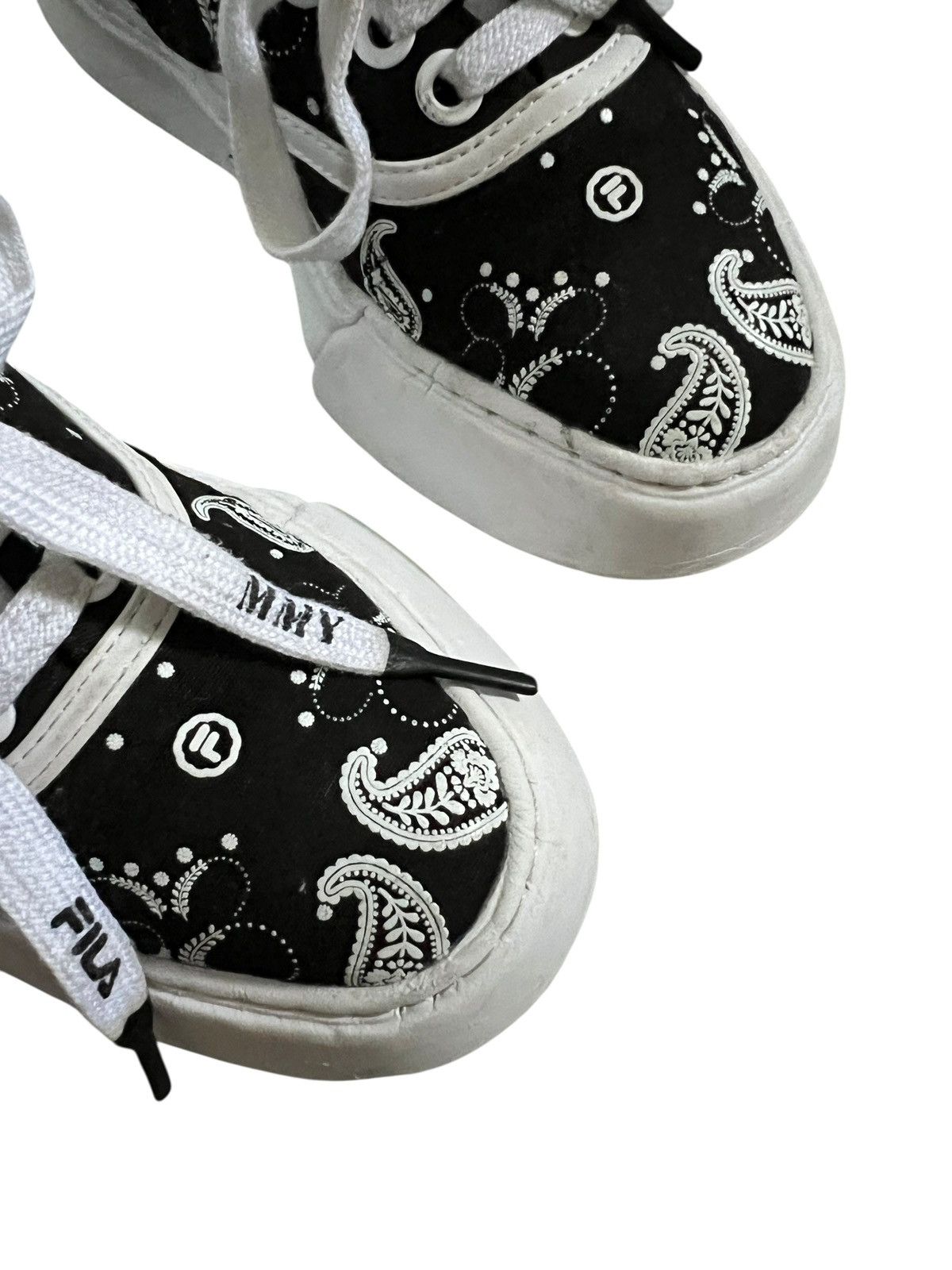 Fila × Maison MIHARA YASUHIRO Fila Fusion x Miharayasuhiro Paisley Sneakers Size US 7 / IT 37 - 15 Thumbnail
