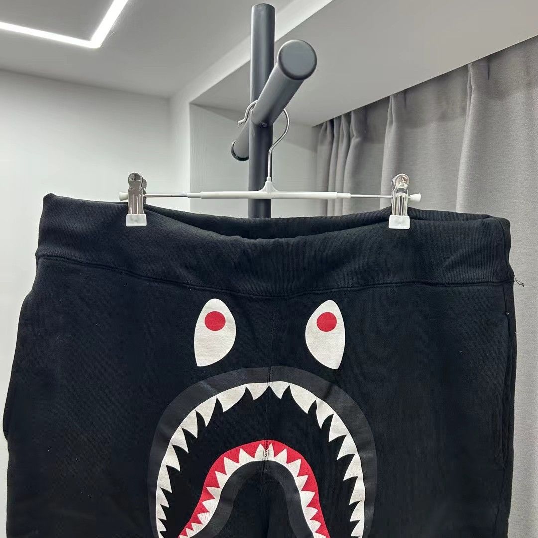Bape SHARK SWEAT PANTS Size US 36 / EU 52 - 4 Thumbnail