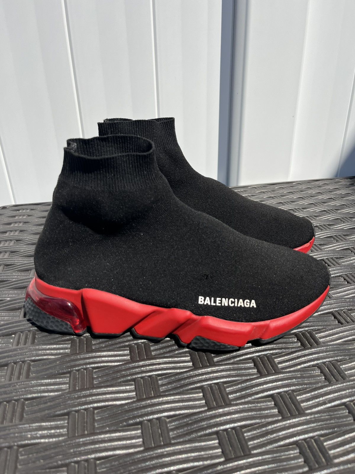 Balenciaga Speed Trainer “Black/Red” – Men's Size