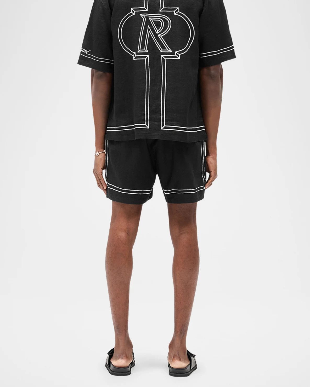 Represent Clo. o1mle1125 Border Short in Black Size US 28 / EU 44 - 3 Thumbnail