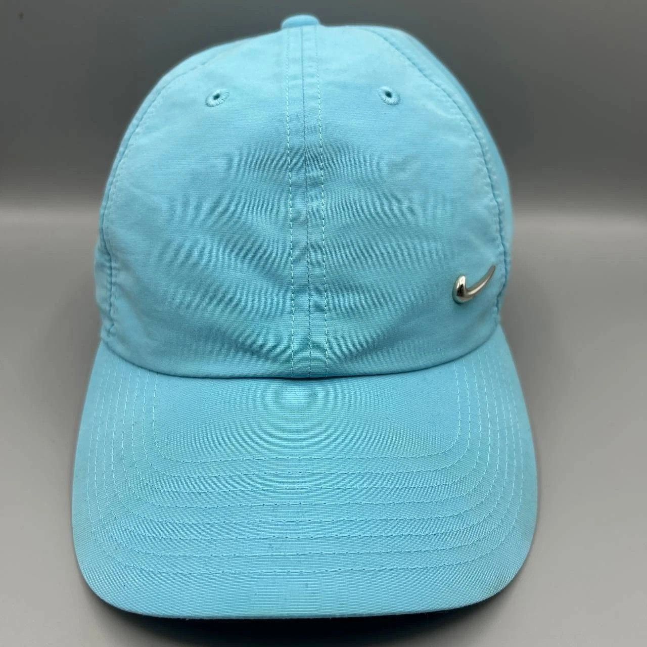 Nike Nike Heritage 86 Hat Men Blue Metal Logo Strap Back Cap Size ONE SIZE - 1 Thumbnail