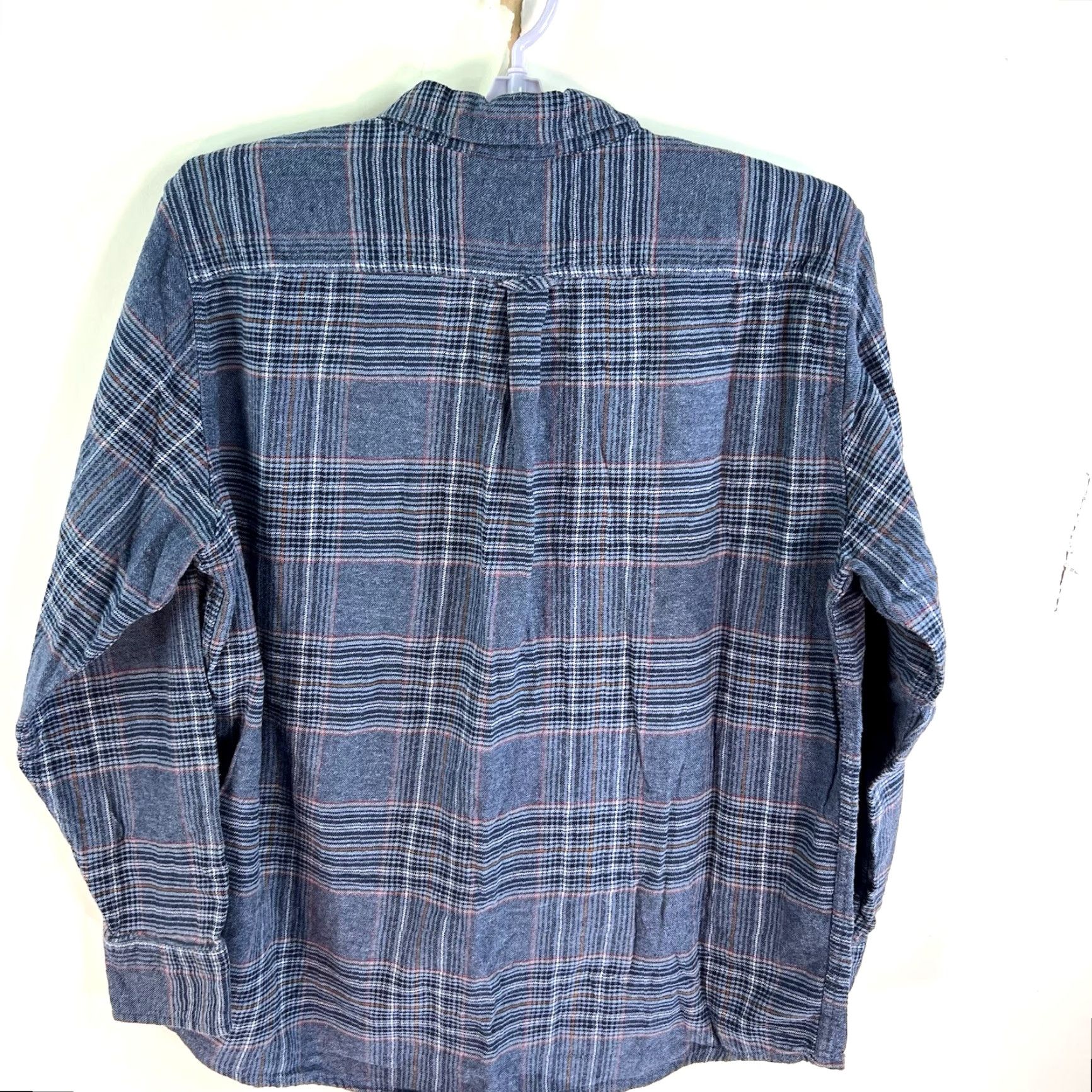 Eddie Bauer Eddie Bauer Plaid Flannel Button-Up Shirt Mens 2XL Blue Size US XXL / EU 58 / 5 - 6 Thumbnail