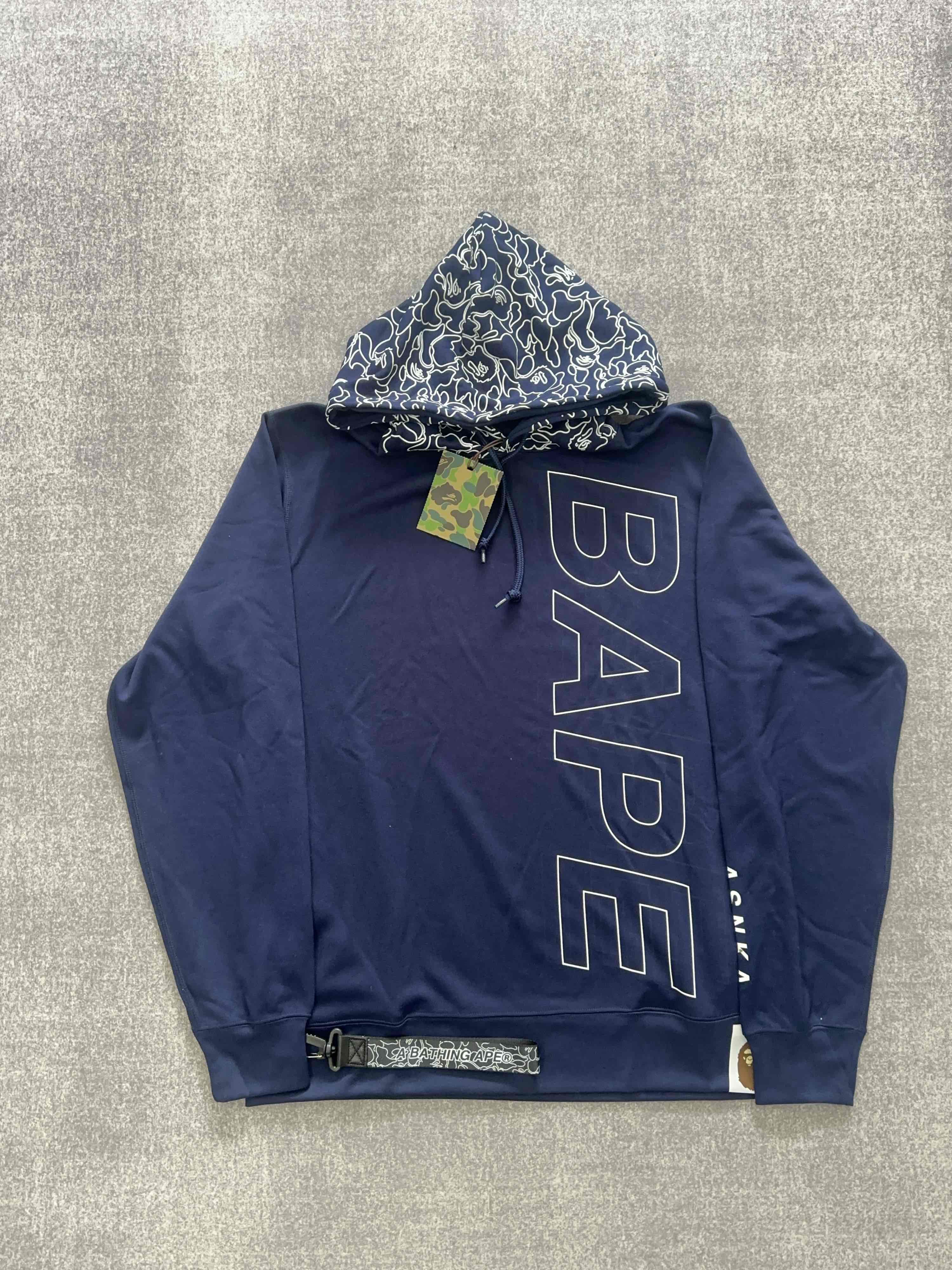 Bape A Bathing Ape Logo Print Hoodie Size XXL Size US XXL / EU 58 / 5 - 1 Thumbnail