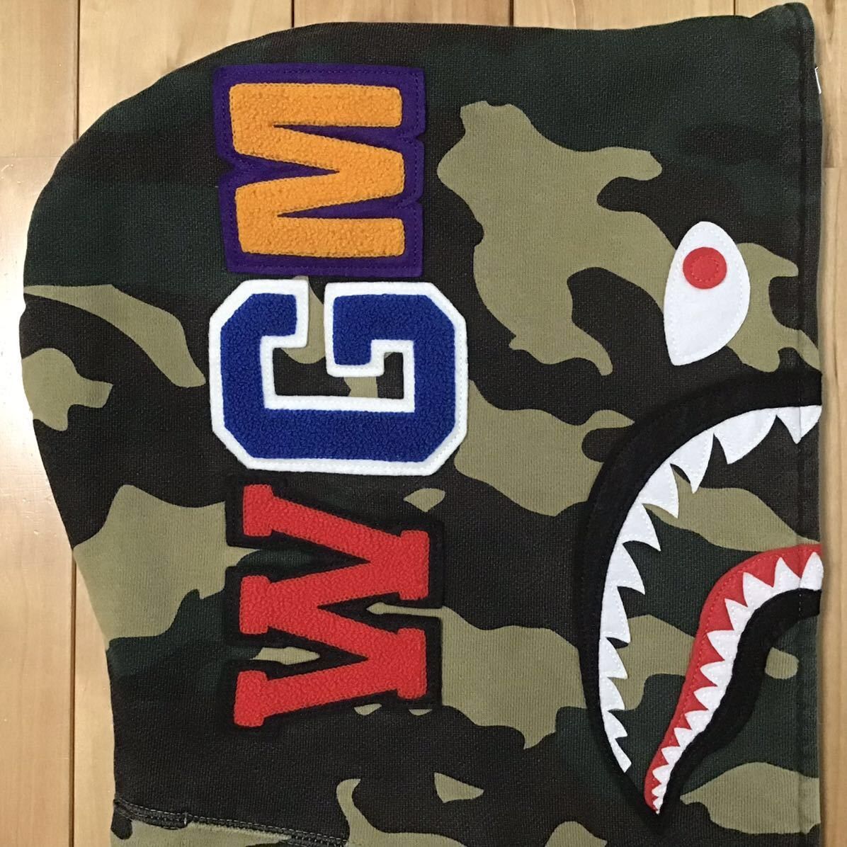 Bape × Nigo BAPE Shark full zip hoodie woodland camo a bathing ape NIGO Size US L / EU 52-54 / 3 - 4 Thumbnail