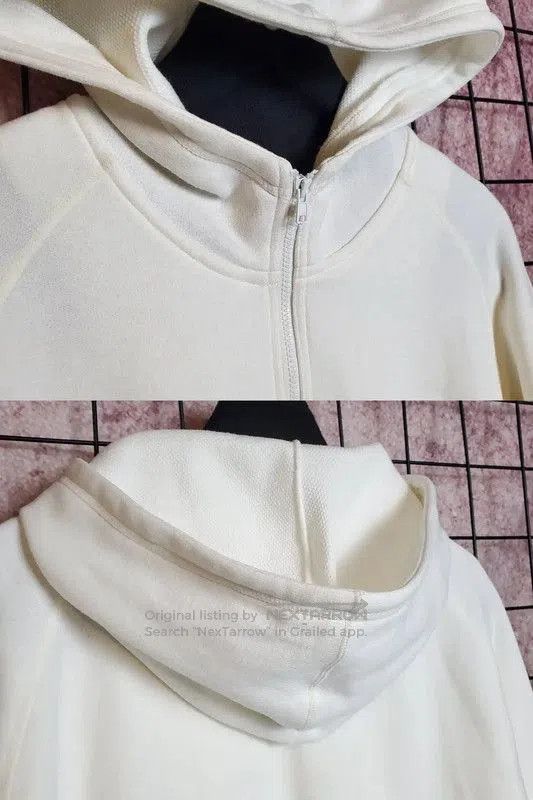 Dior Dior White Cotton Blend Embroidered Hoodie . Size M / US 6-8 / IT 42-44 - 4 Thumbnail