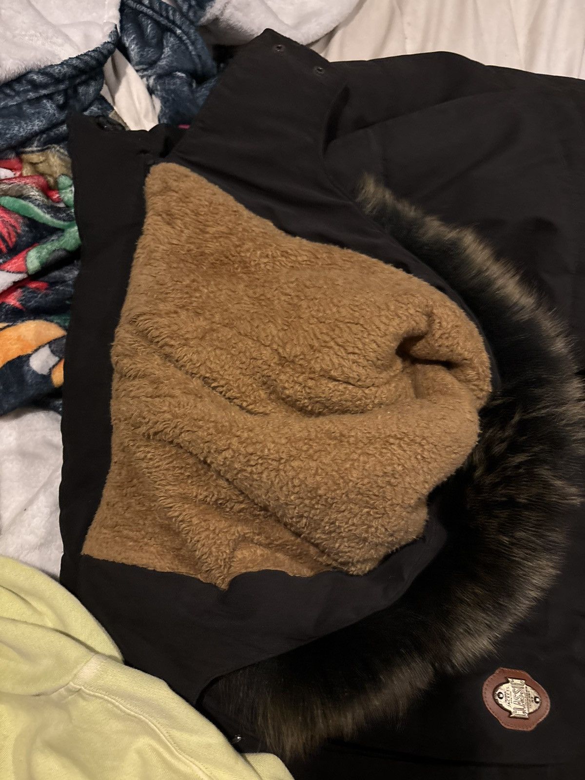 Urban Classics Faux fur jacket Size L / US 10 / IT 46 - 1 Thumbnail