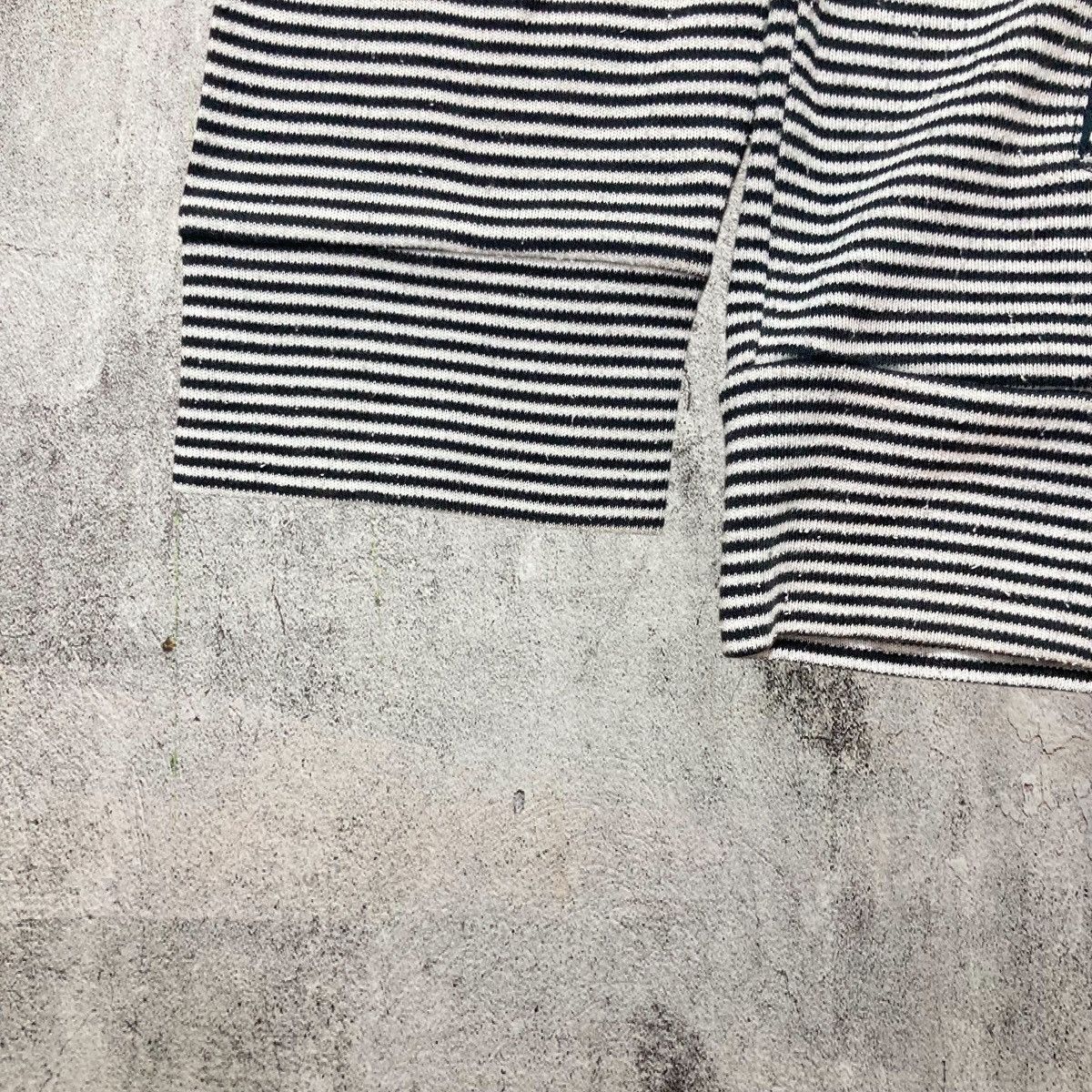 Japanese Brand 2000s Reiz Jeans Poem Striped Fur Ziphoodie Punk Lgb Style Size US M / EU 48-50 / 2 - 7 Thumbnail