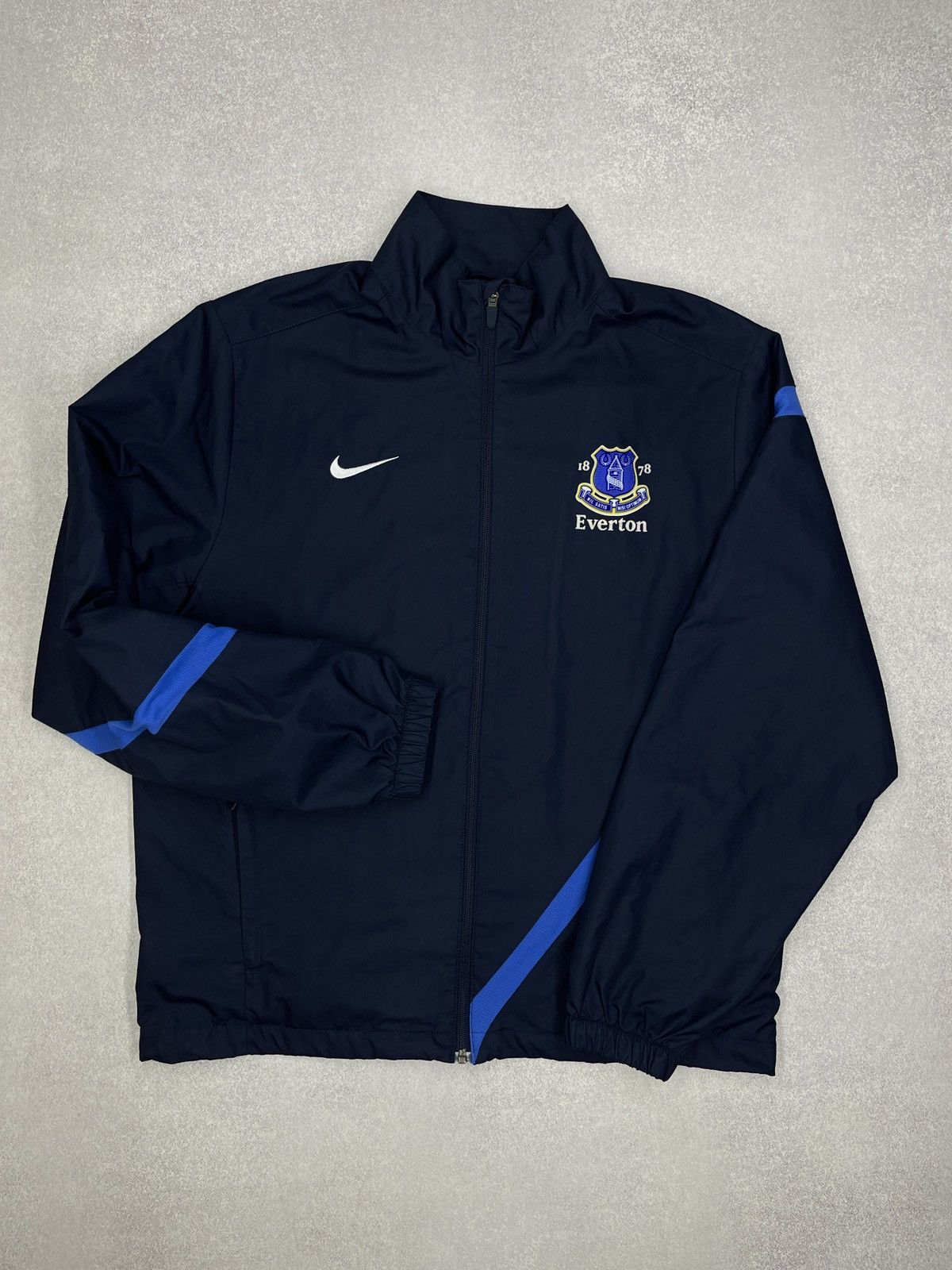 Nike Vintage Nike FC Everton Football Jacket Navy Size US L / EU 52-54 / 3 - 2 Thumbnail