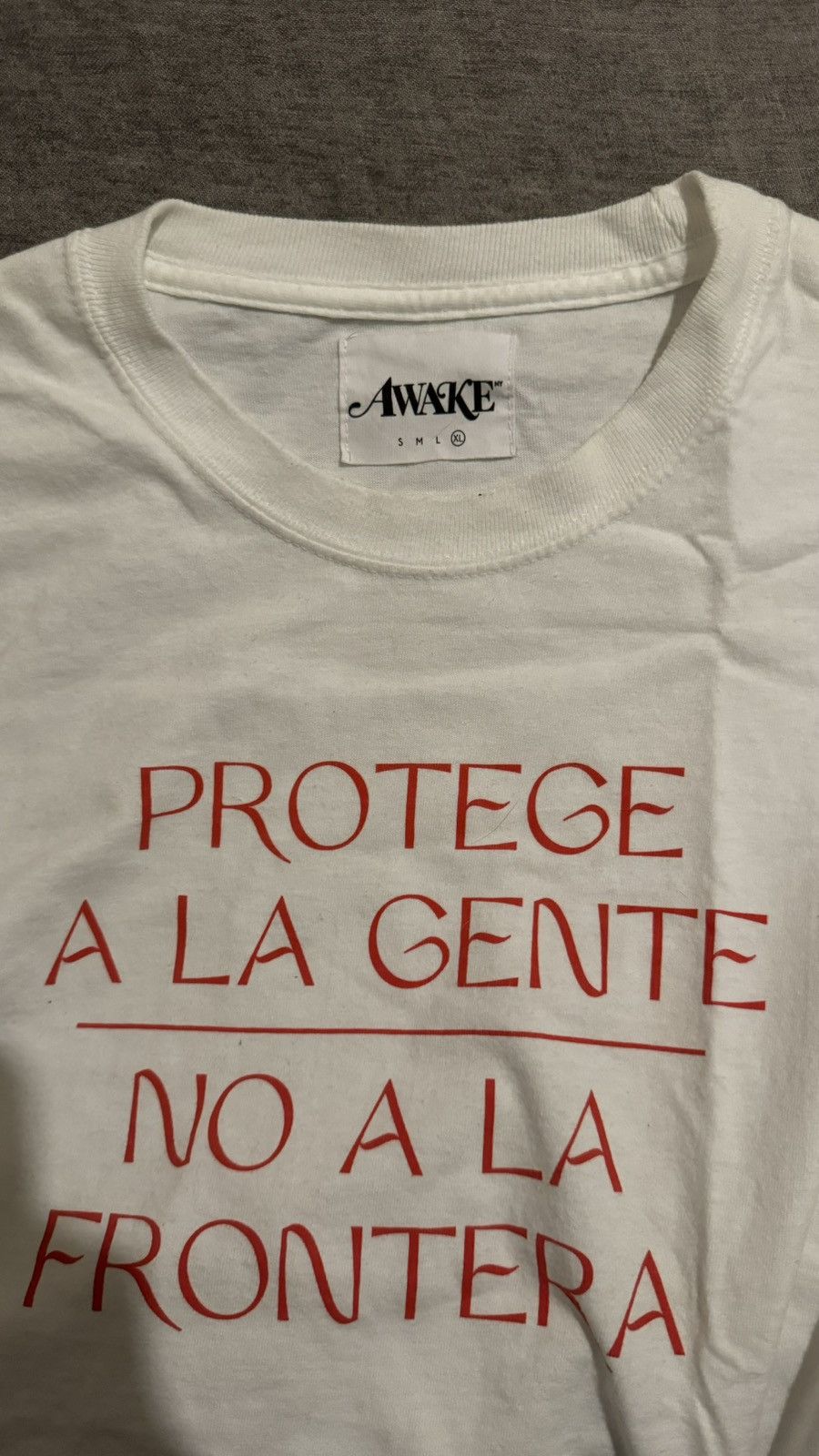 Awake NY Protect people spanish tee Size US XL / EU 56 / 4 - 4 Thumbnail