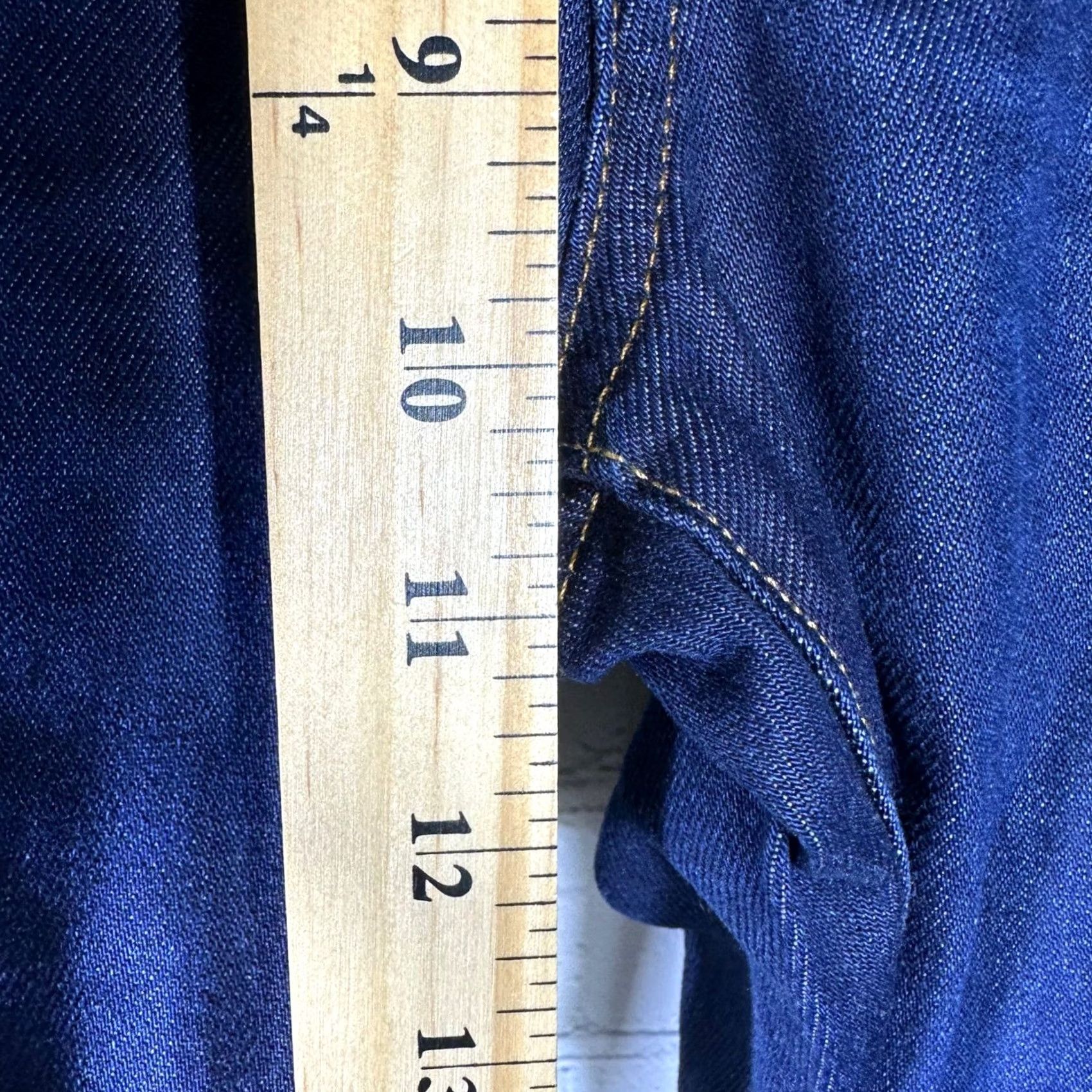 Vintage G-Star RAW Jeans Indigo Blue 3301 Straight Leg Button Fly Denim 36x32 Jeans Mens Regular Blue 90s Logo Size US 36 / EU 52 - 4 Thumbnail