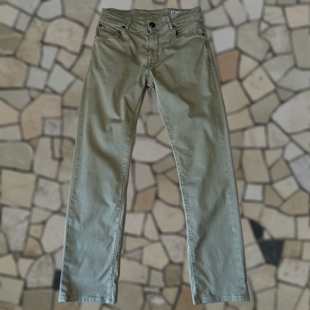 PT Torino PT Torino Pants Mens 30 Tan Jazz Denim RLZ Pocket Men 30x28 Size US 30 / EU 46 - 1 Thumbnail