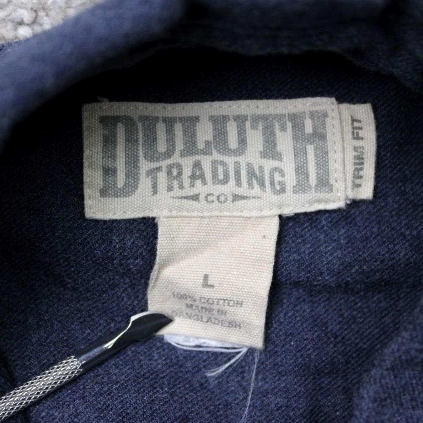 Vintage Duluth Mens Large Blue 100% Cotton Flannel Button-Up Shirt Long Sleeve Casual Workwear Vintage: No Size US L / EU 52-54 / 3 - 6 Thumbnail