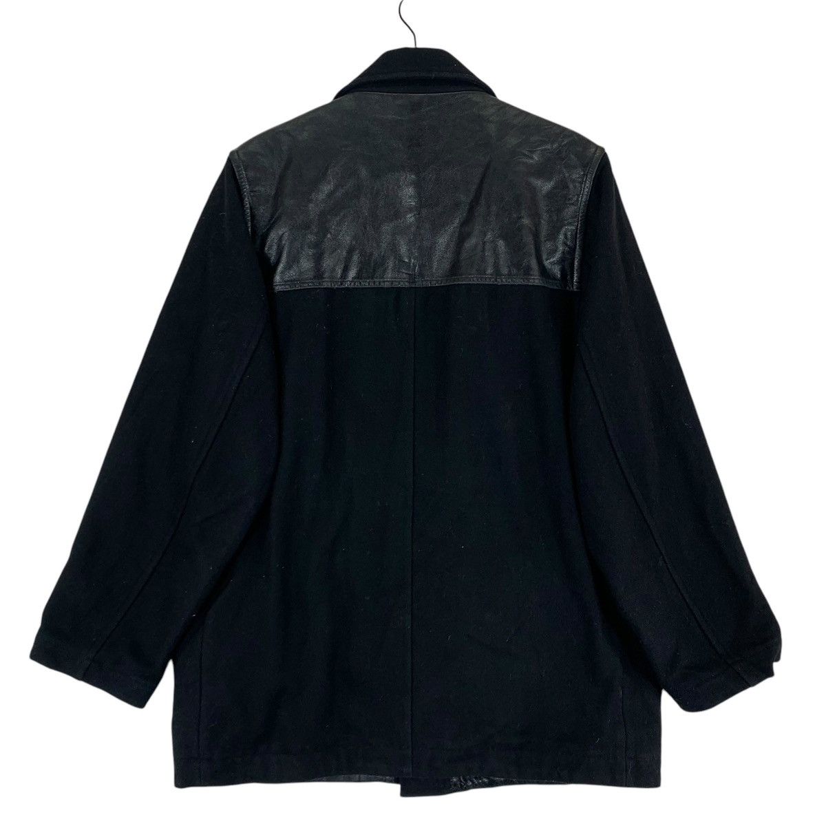 A.P.C. VINTAGE A.P.C FRANCE LEATHER PART WOOL BUTTON JACKET Size US XS / EU 42 / 0 - 8 Thumbnail