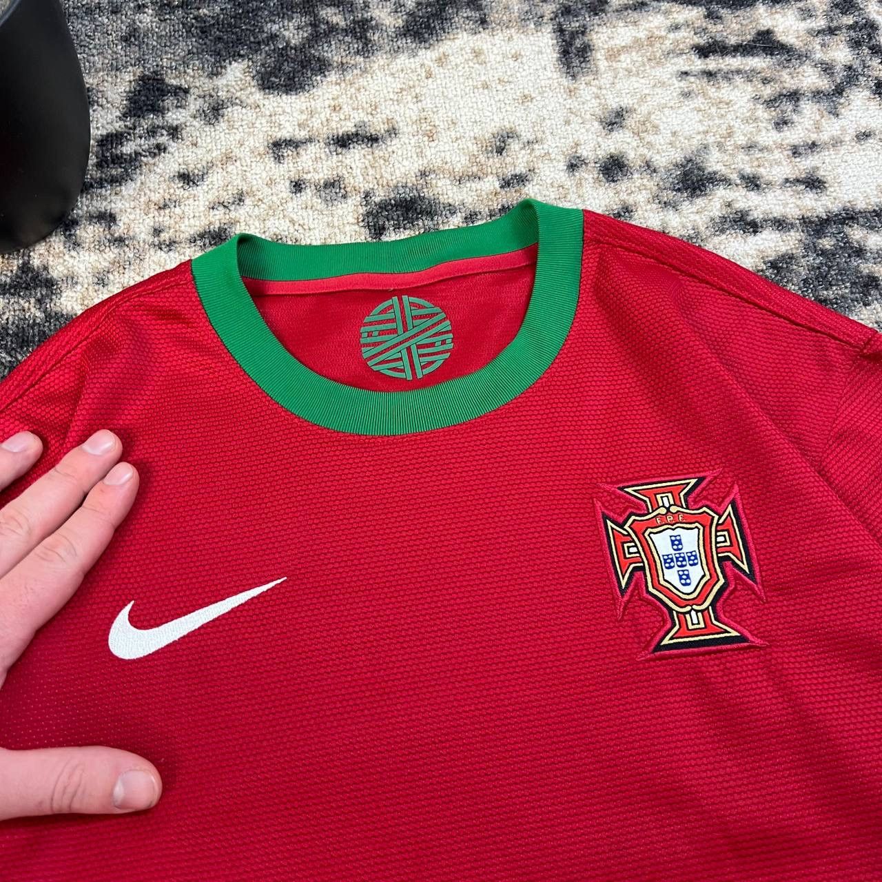 Nike Nike x Portugal Mini Logo Home Soccer Jersey Blokecore Y2K Size US L / EU 52-54 / 3 - 3 Thumbnail
